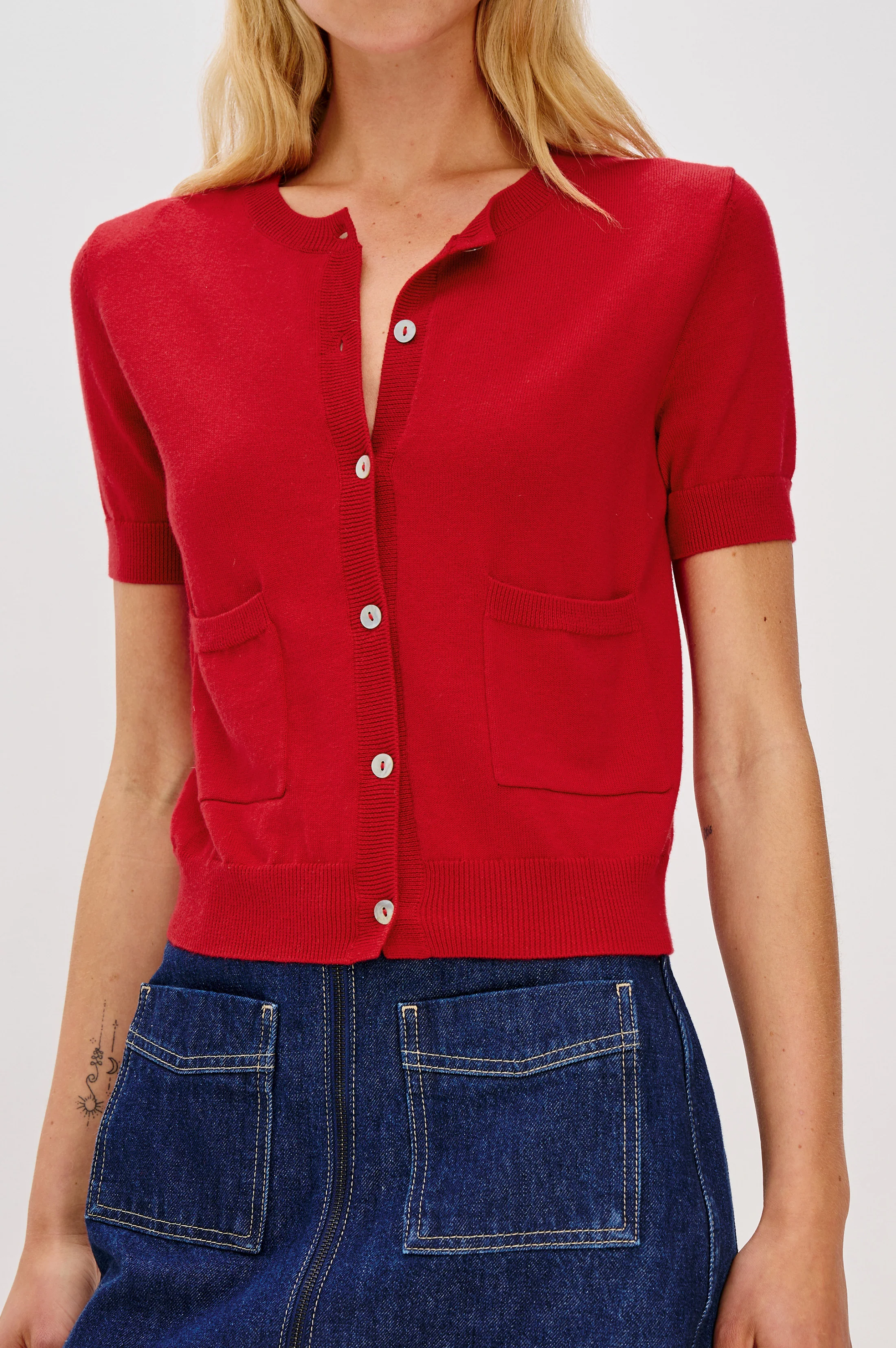 AISLEY SWEATER - CRIMSON - Image 2