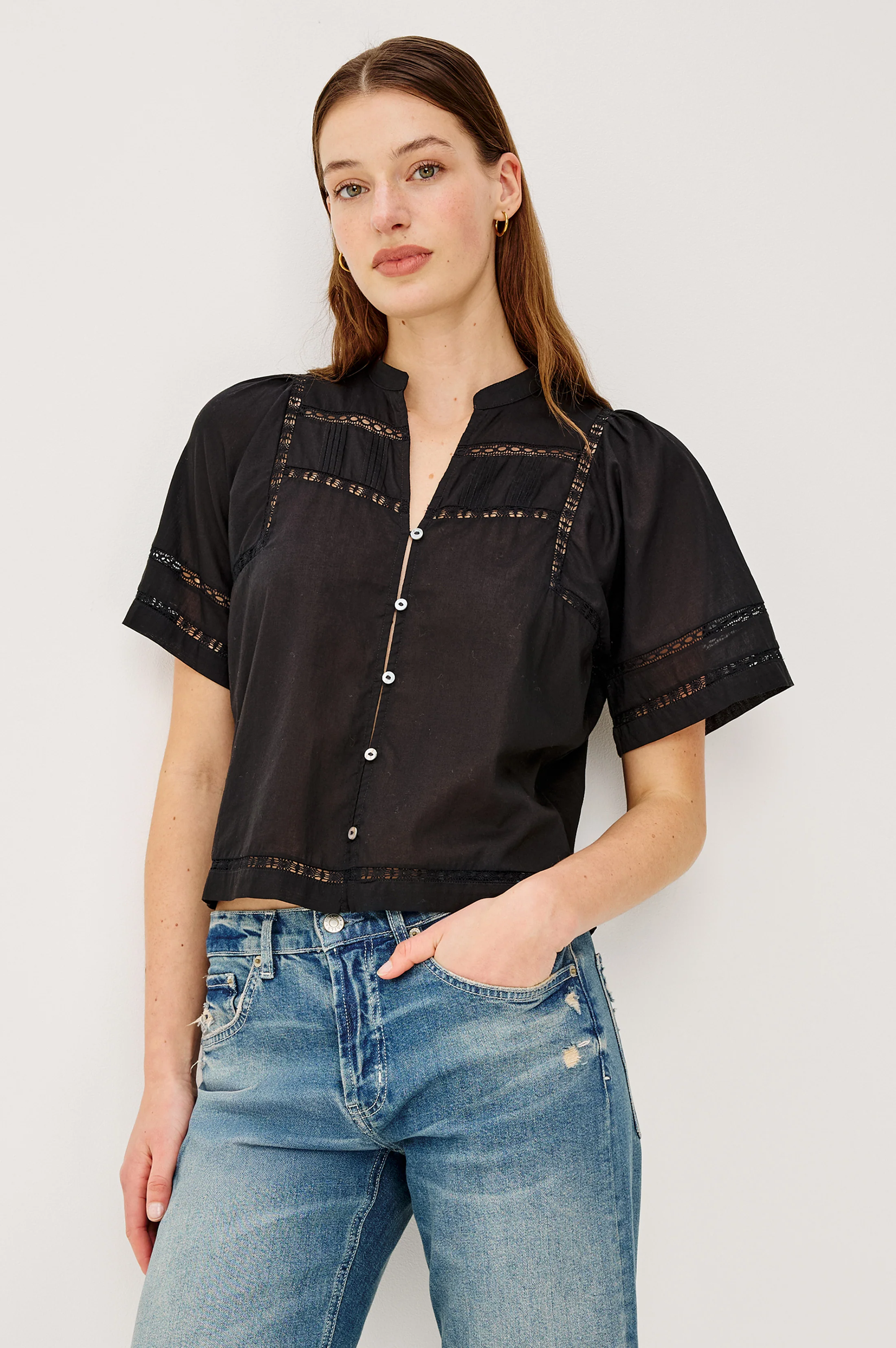 ALANIS SHIRT - BLACK