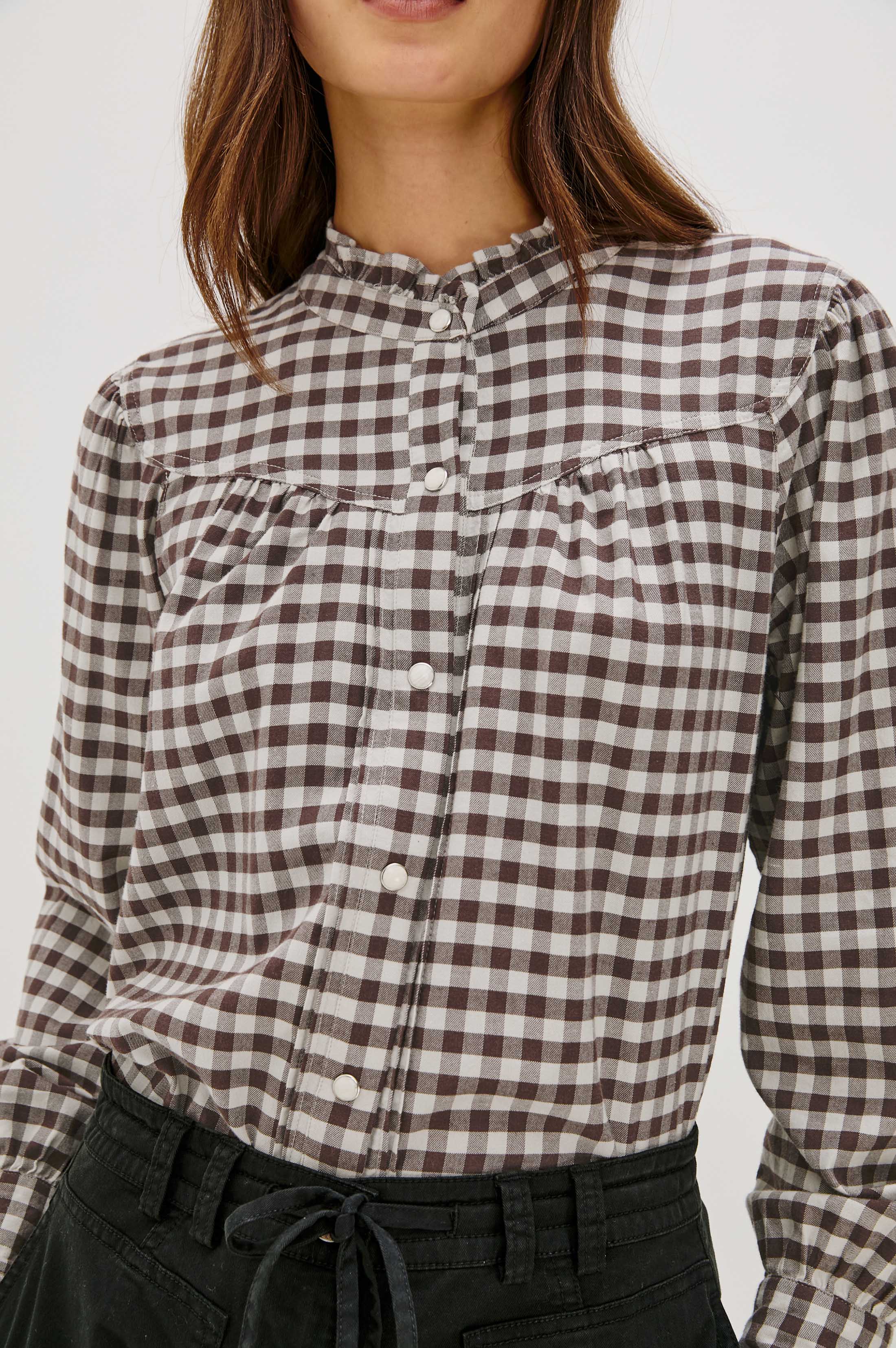ALANNA SHIRT - CHOCOLATE CHIP - Image 2