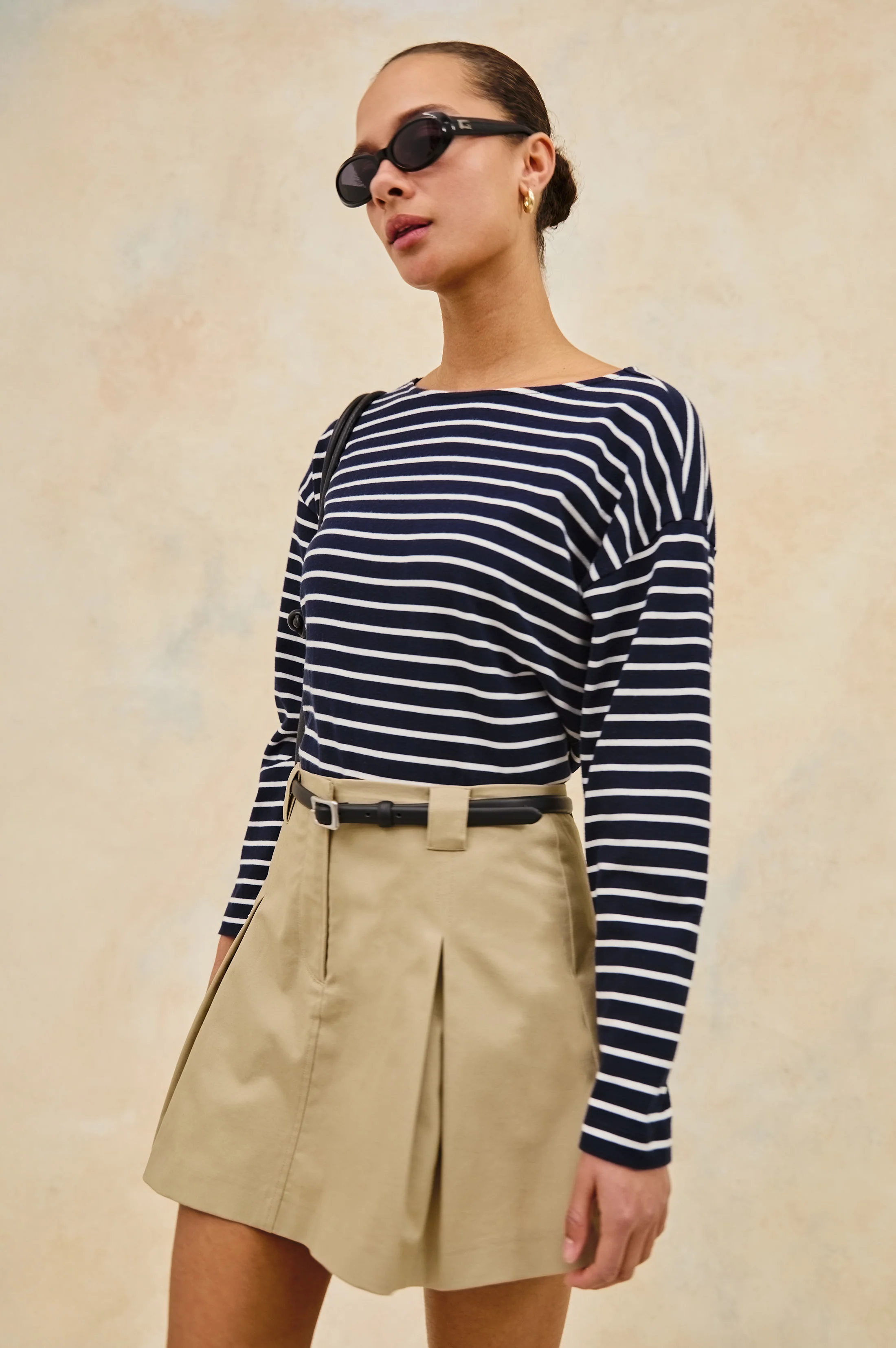 ALFIE SKORT - TAUPE - Image 4
