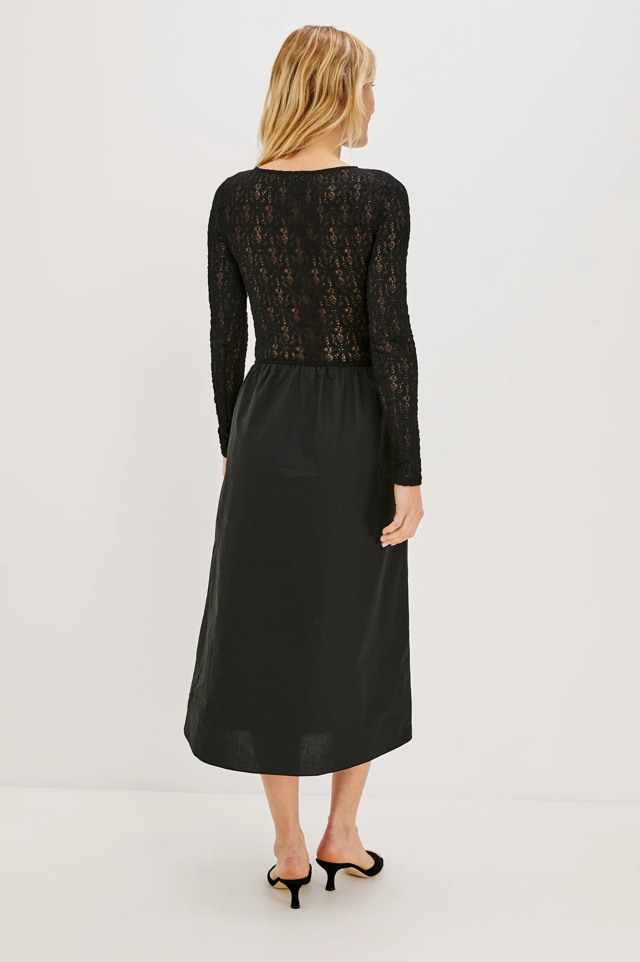 AMBERLY DRESS - BLACK LACE - Image 5