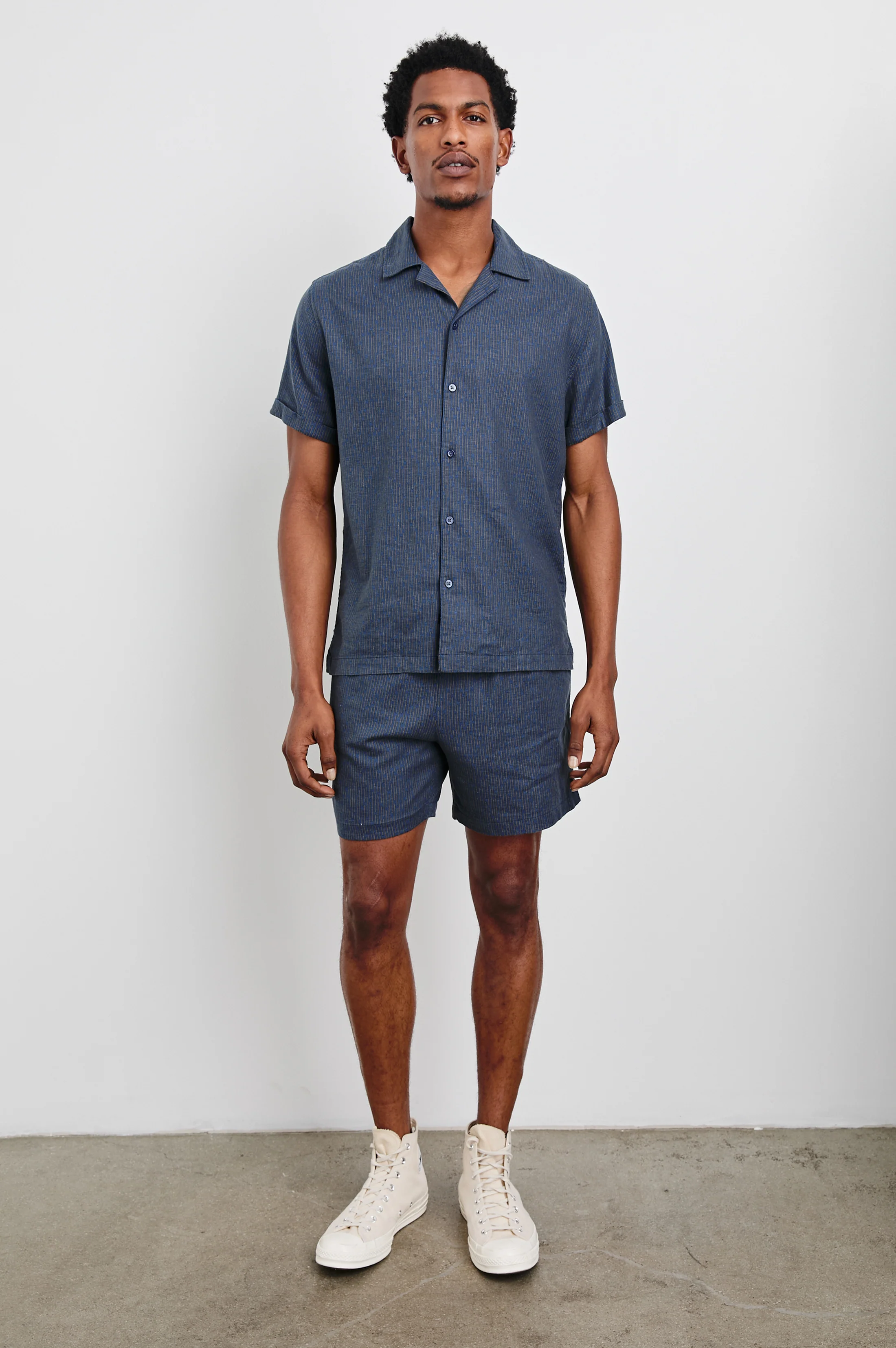 ARIES SHORT - NAVY CEDAR VERTICAL - Image 4