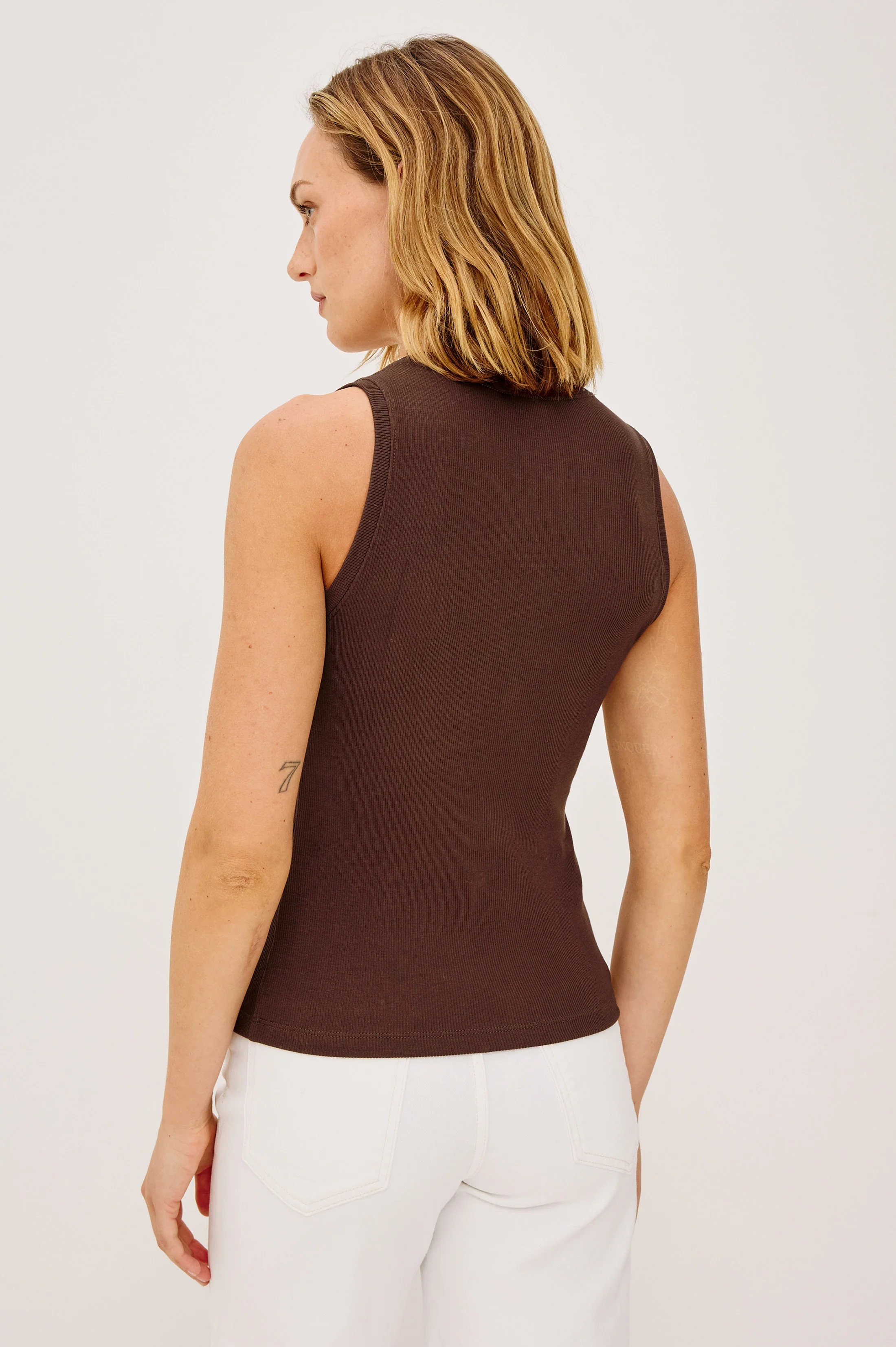 BOBBIE TANK - ESPRESSO - Image 5