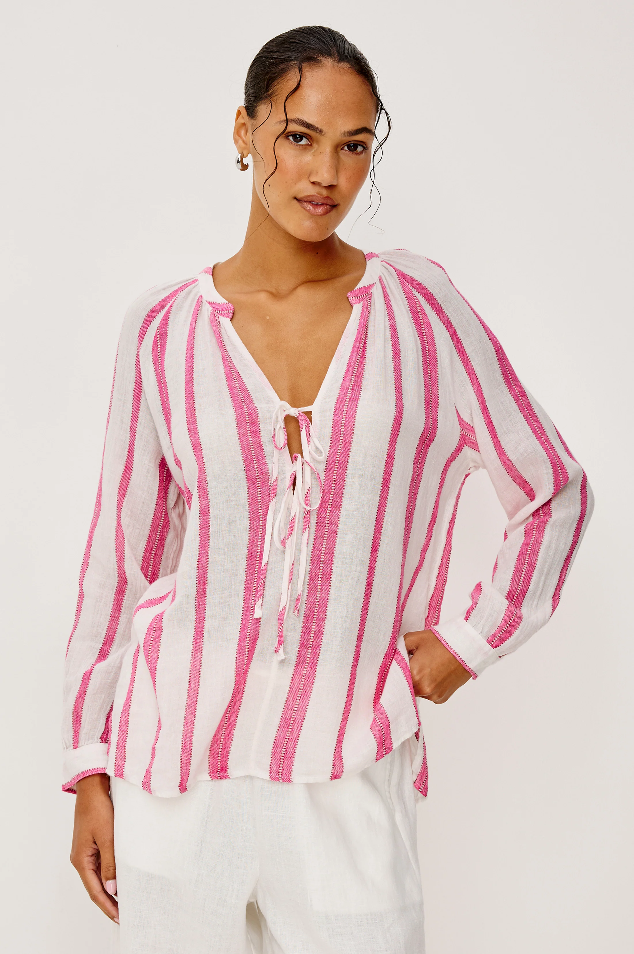 BRIELLE TOP - DELFINE STRIPE