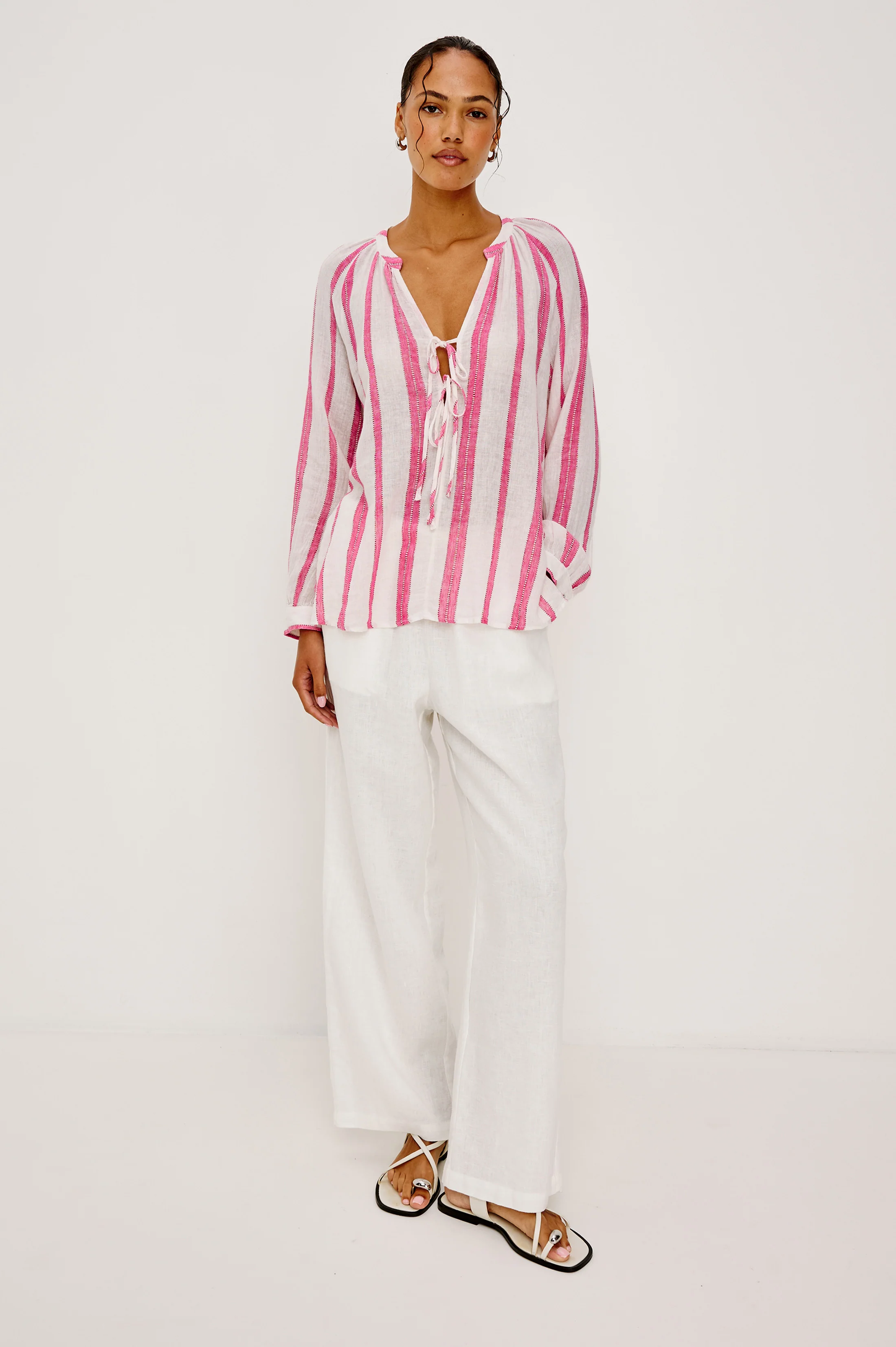 BRIELLE TOP - DELFINE STRIPE - Image 3