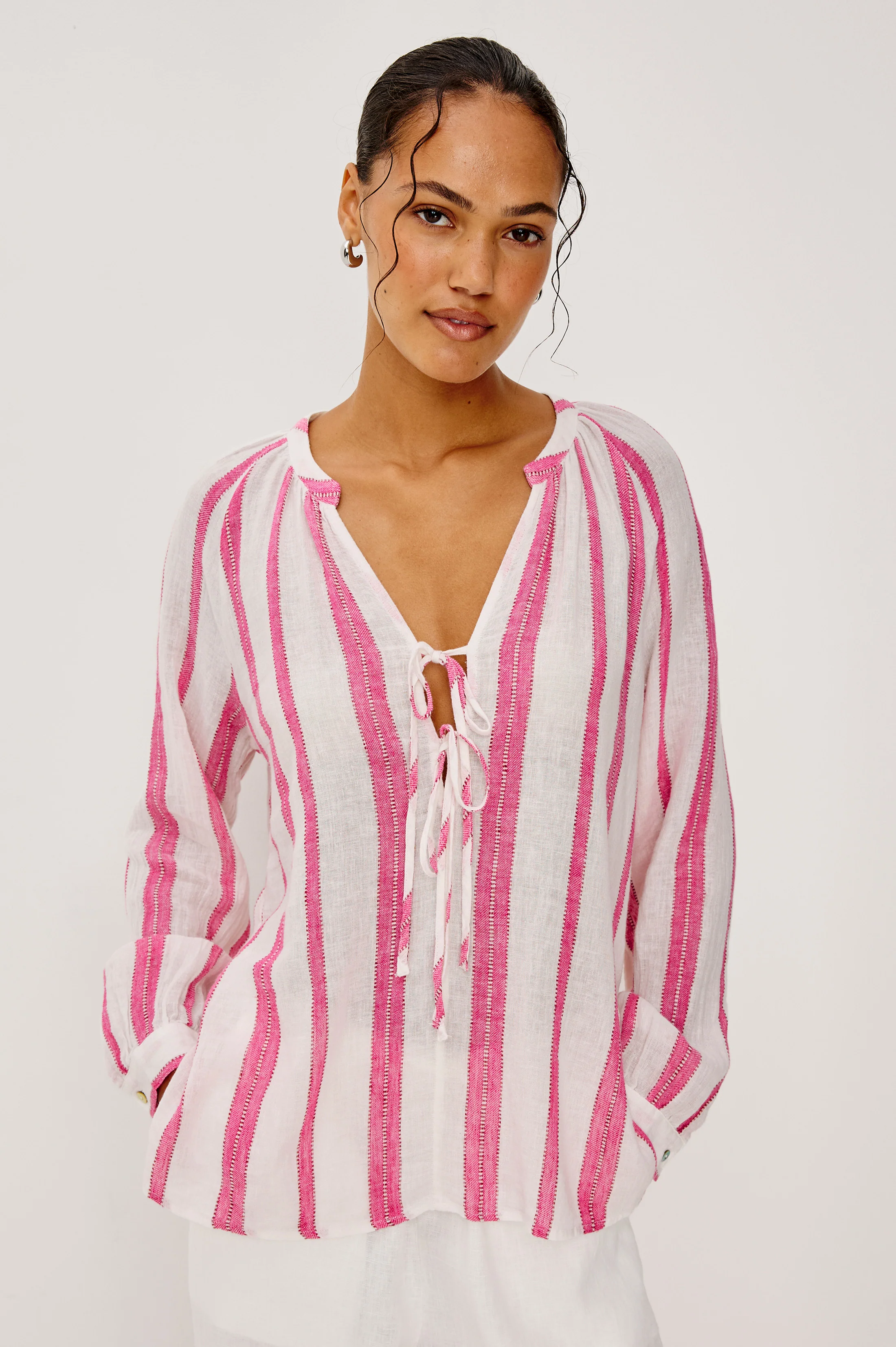 BRIELLE TOP - DELFINE STRIPE - Image 4