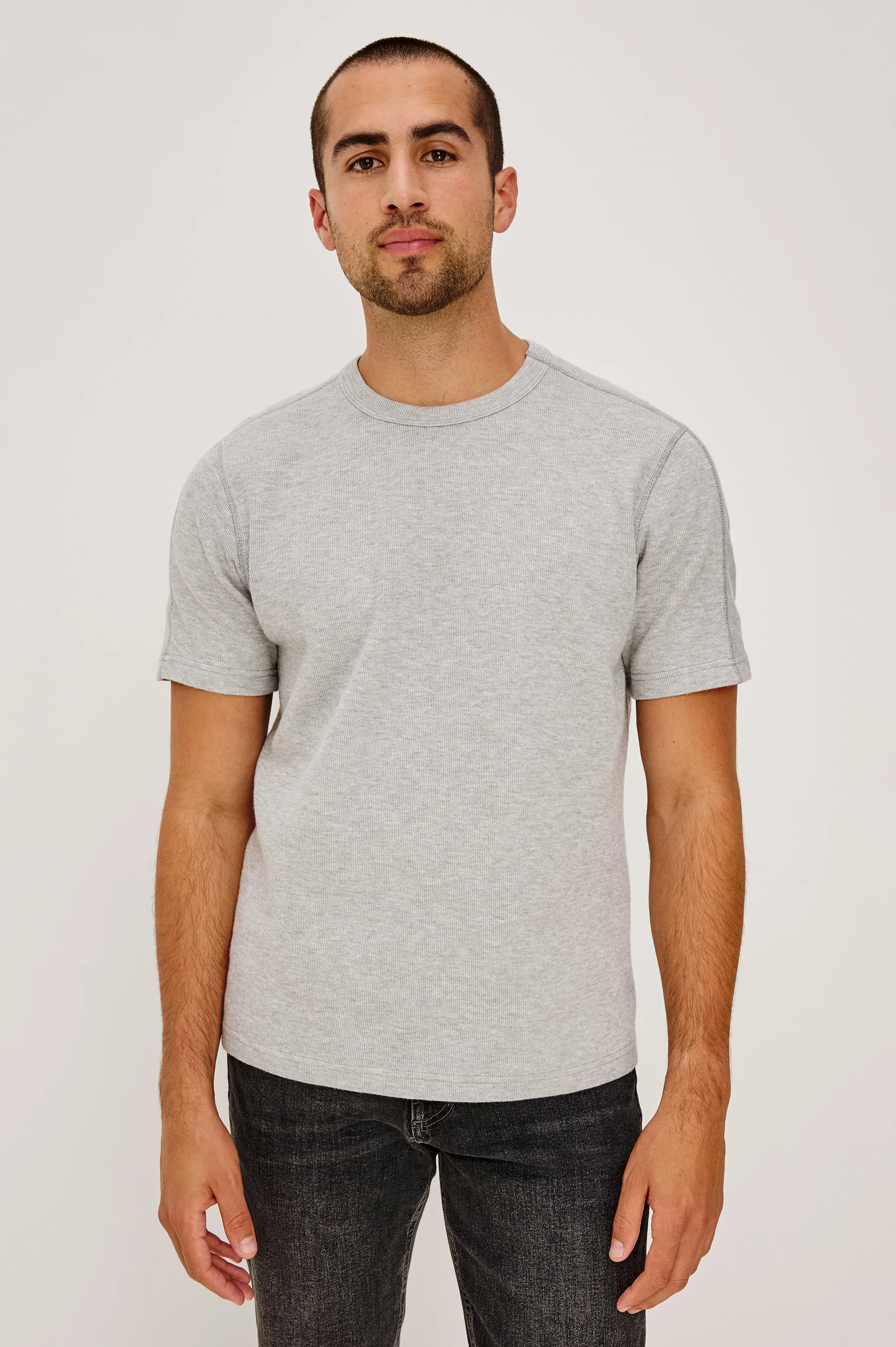 BROOKS T-SHIRT - GREY HEATHER