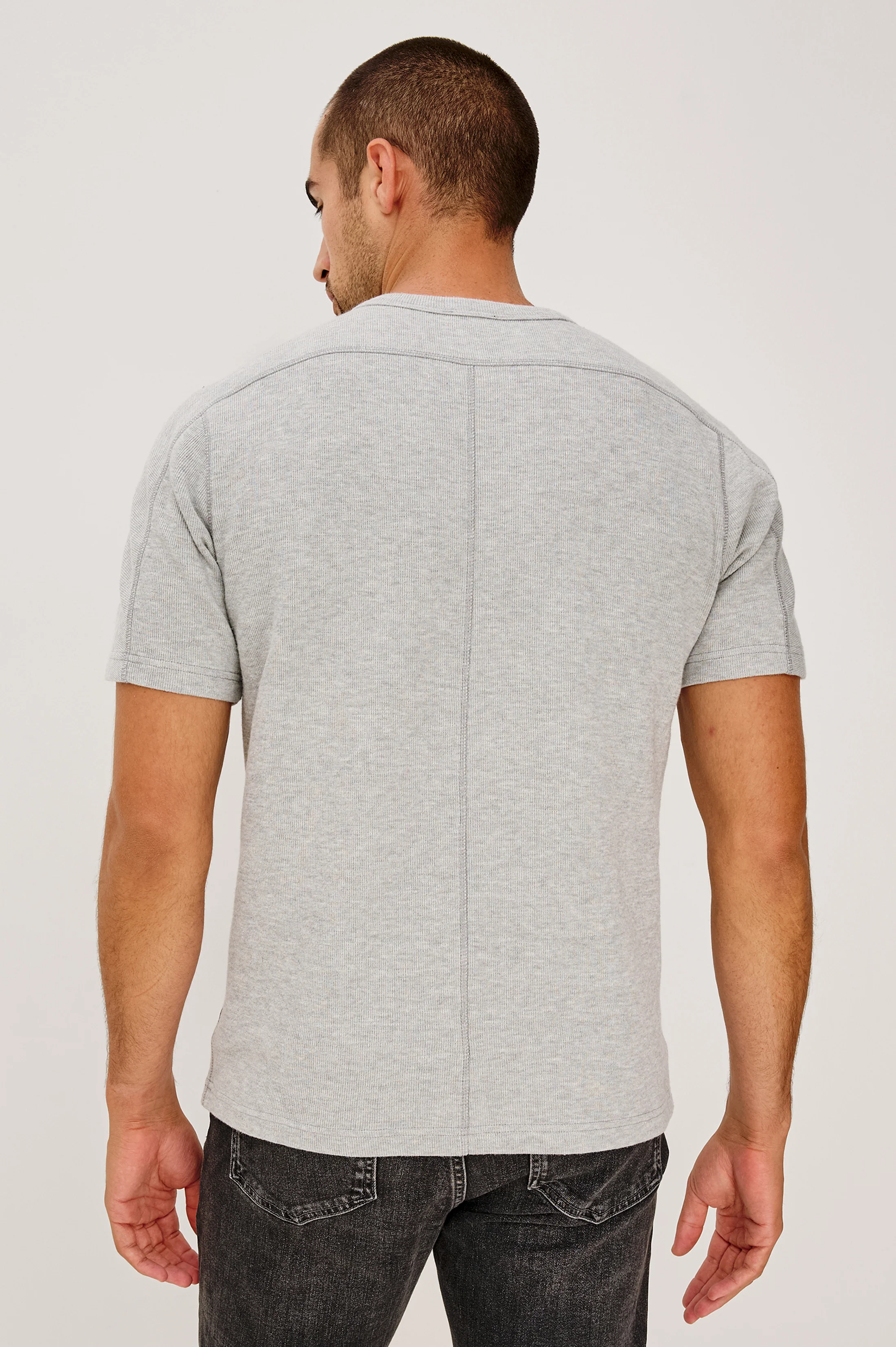 BROOKS T-SHIRT - GREY HEATHER - Image 4