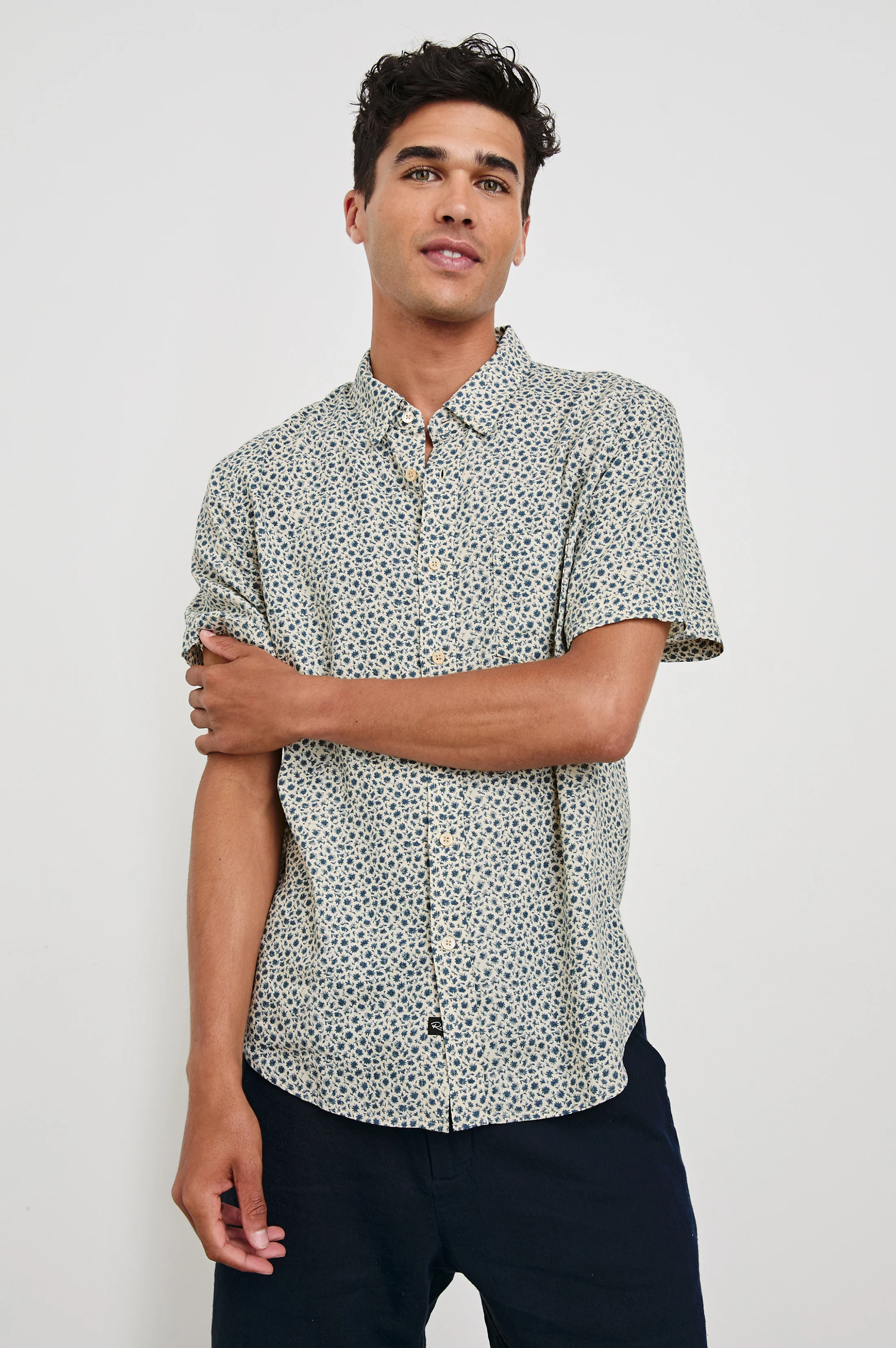 CARSON SHIRT - AUTUMN DAISY OCEAN - Image 4