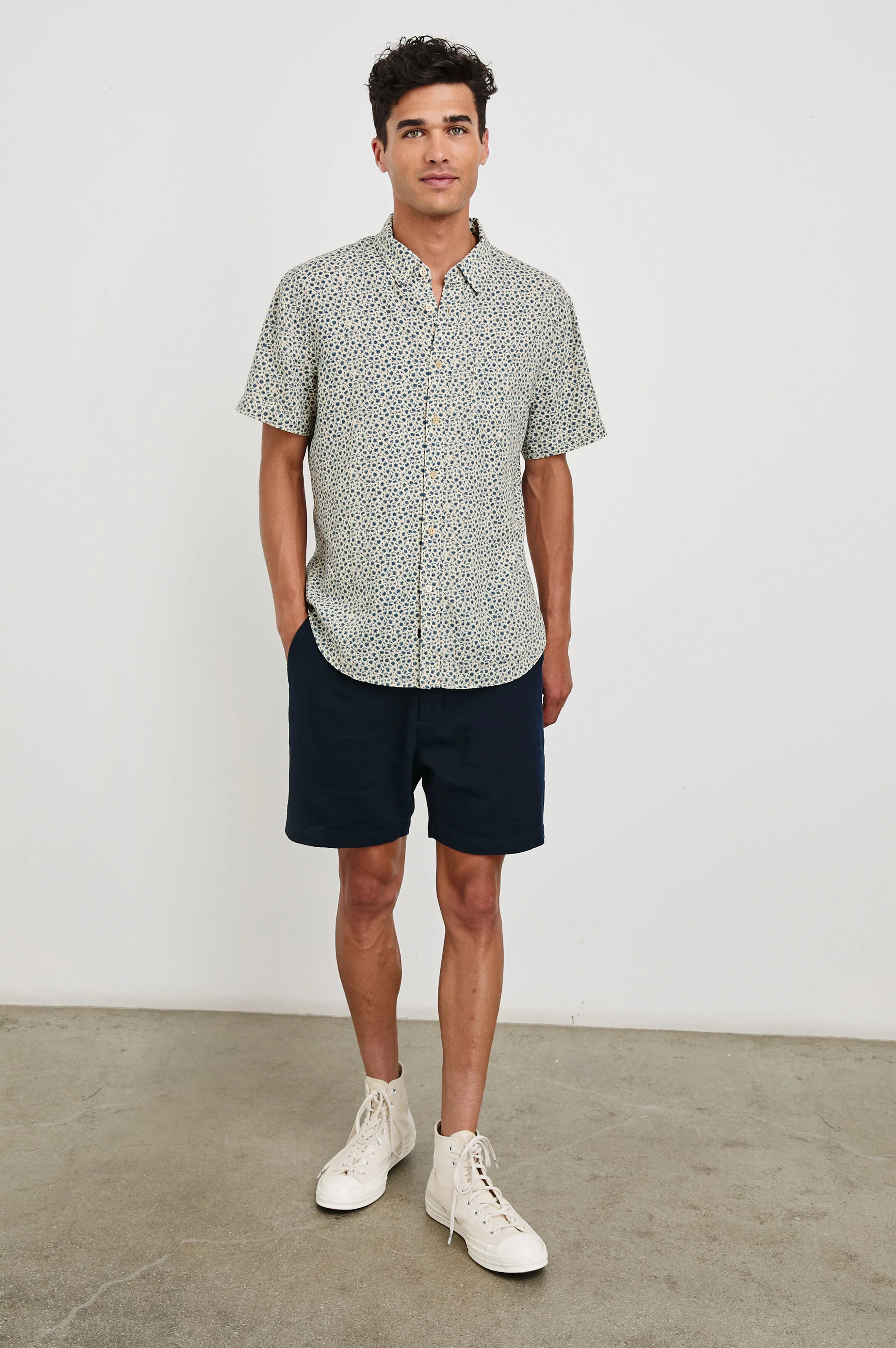 CARSON SHIRT - AUTUMN DAISY OCEAN - Image 5