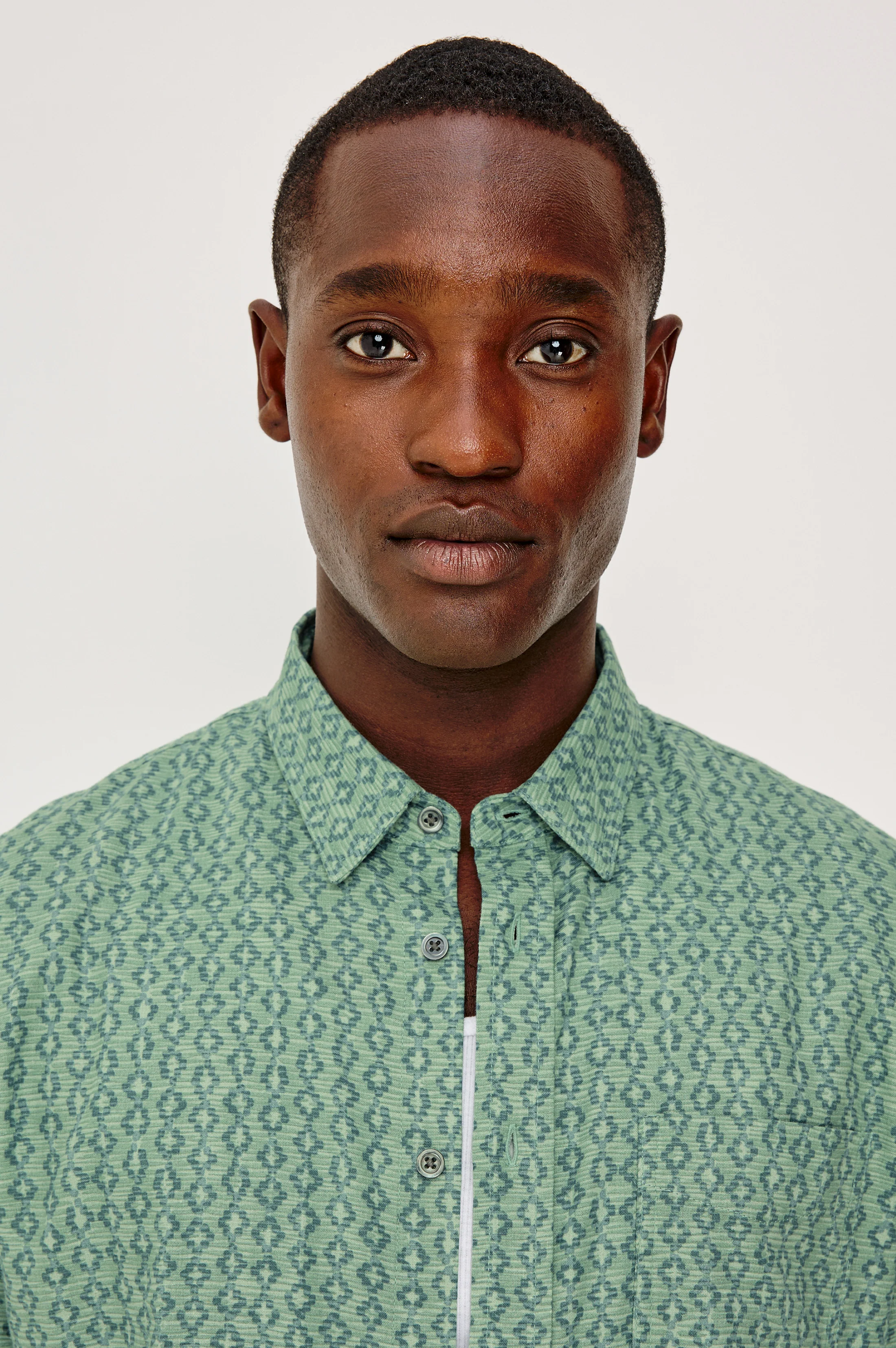 CARSON SHIRT - WAVY BATIK AQUA - Image 2