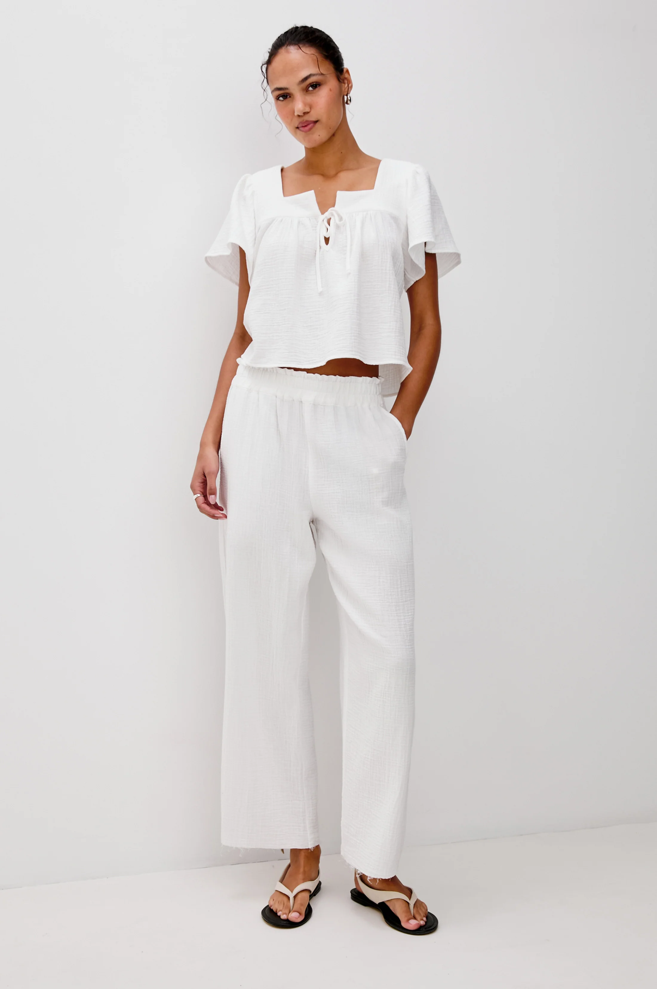 CASIE TOP - WHITE - Image 3