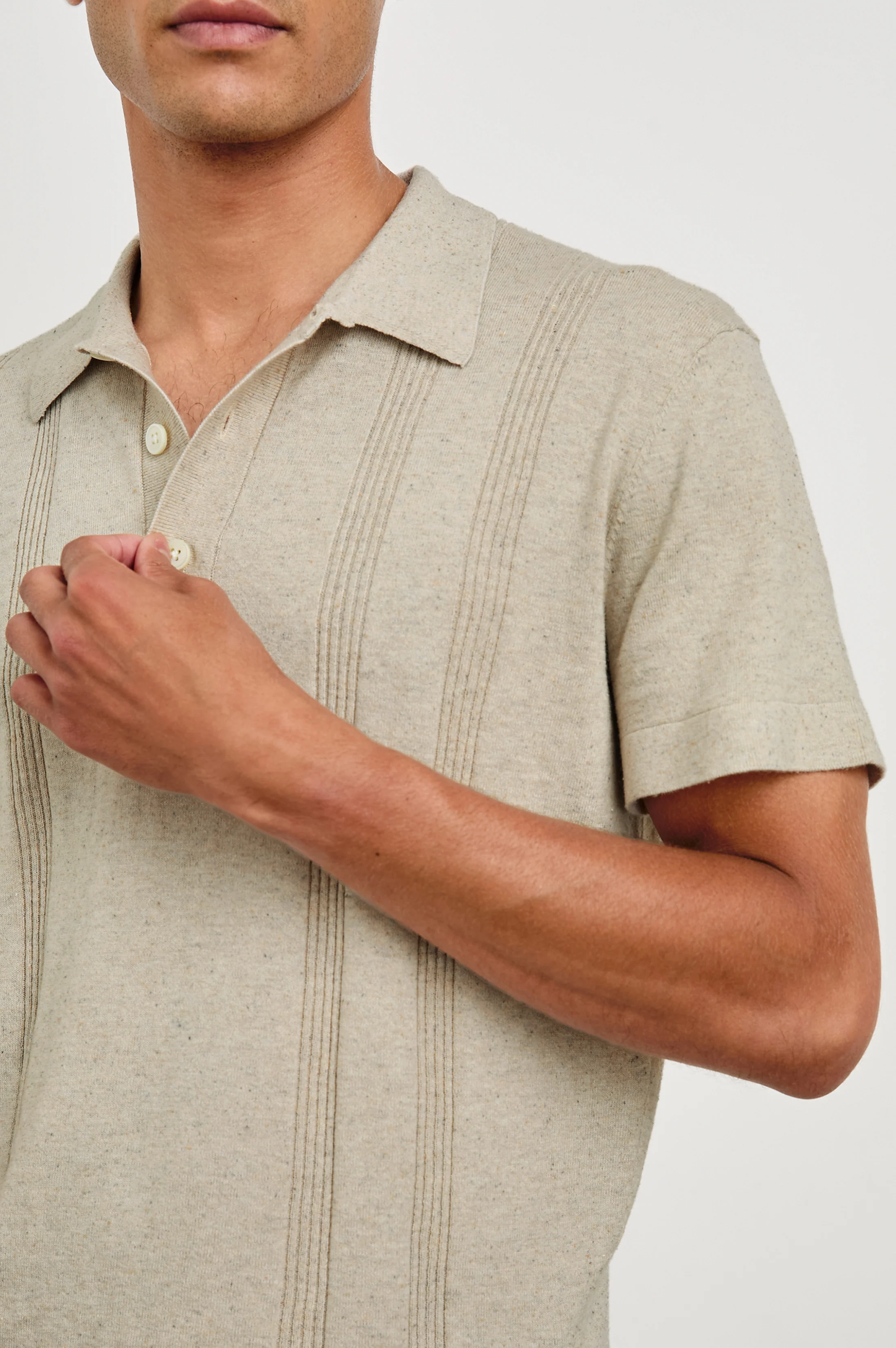 CILLIAN POLO SHIRT - SILVERSAND - Image 3