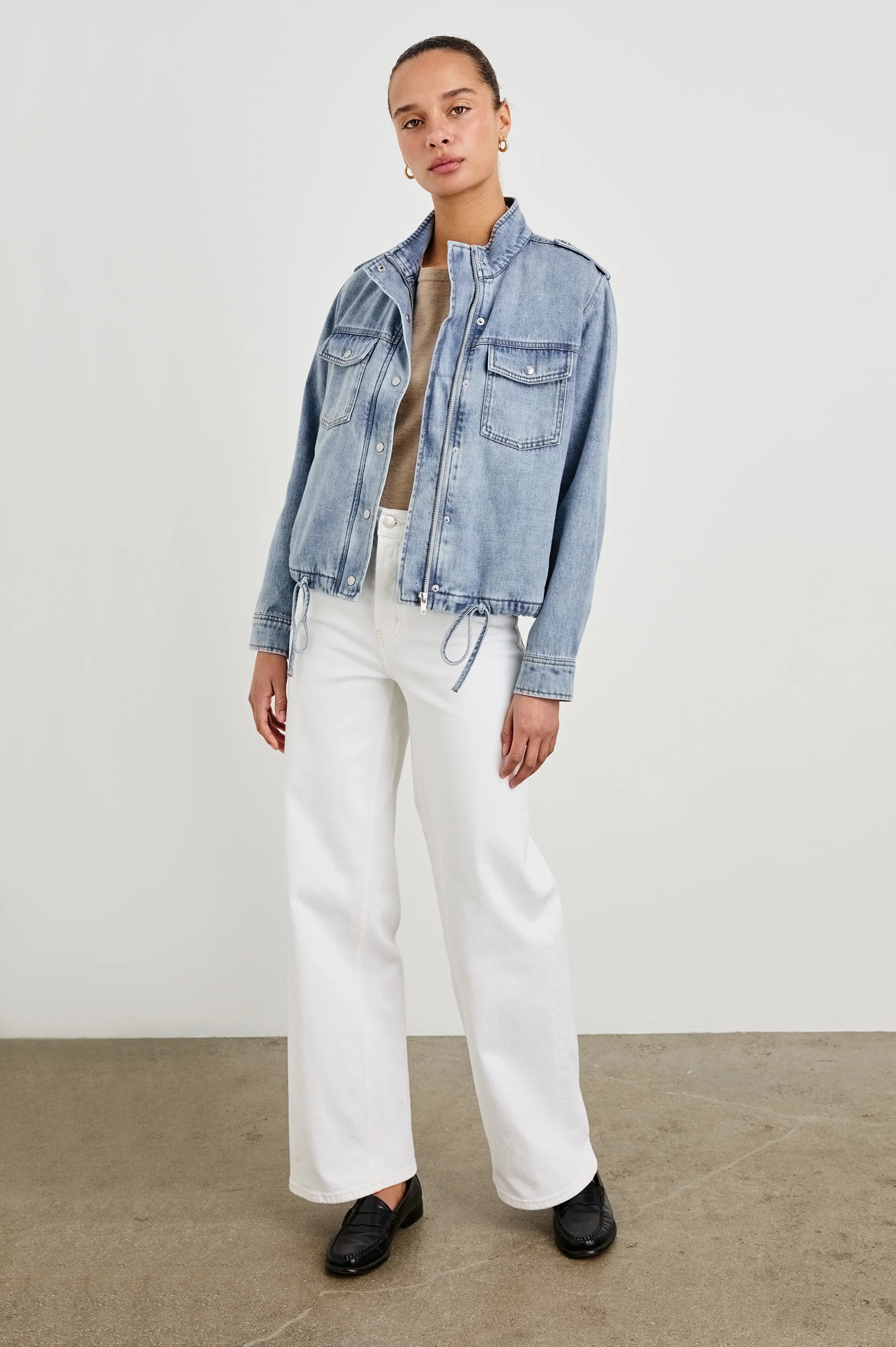 COLLINS JACKET - FADED INDIGO - Image 4