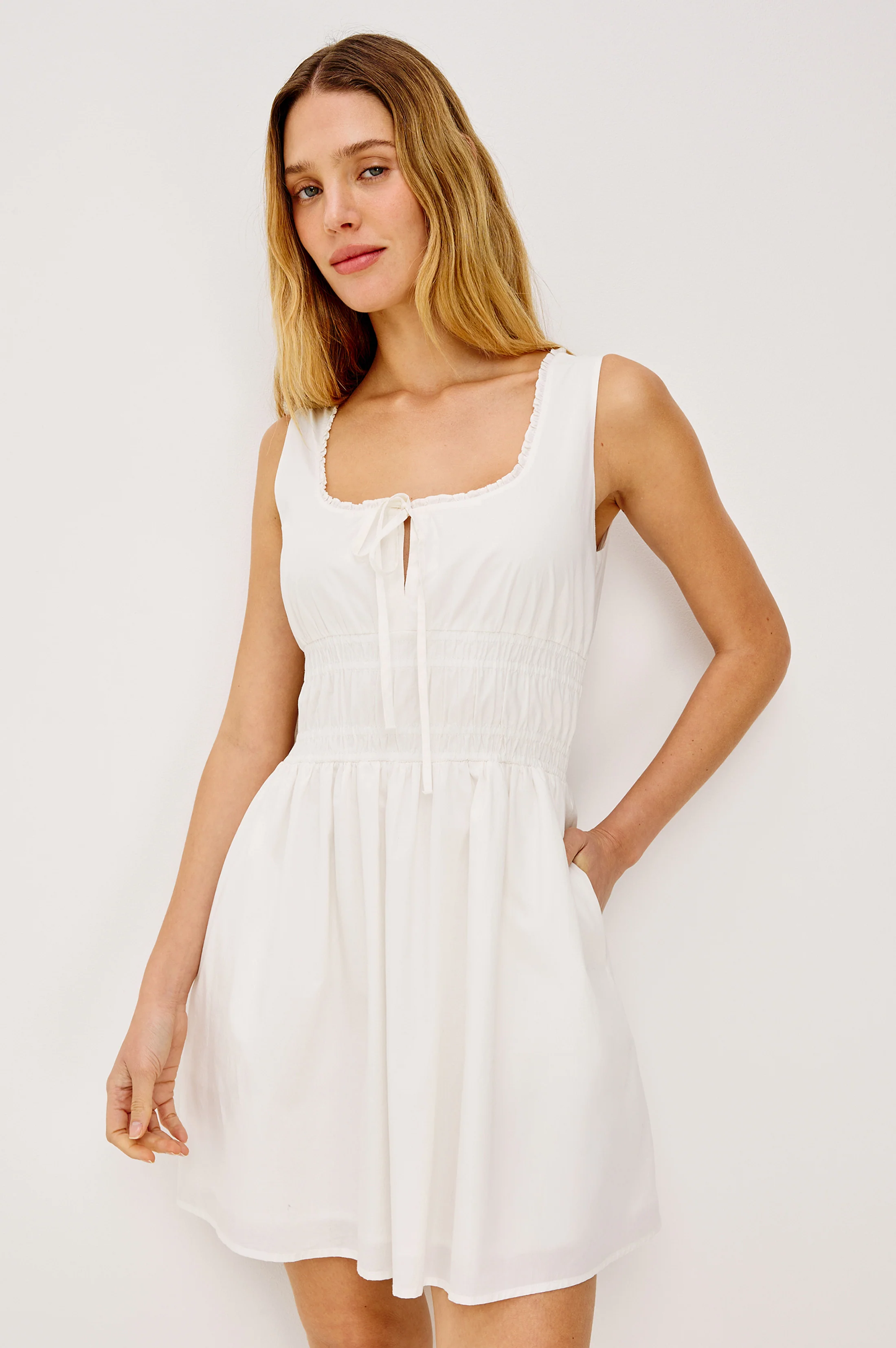 COSETTE DRESS - WHITE