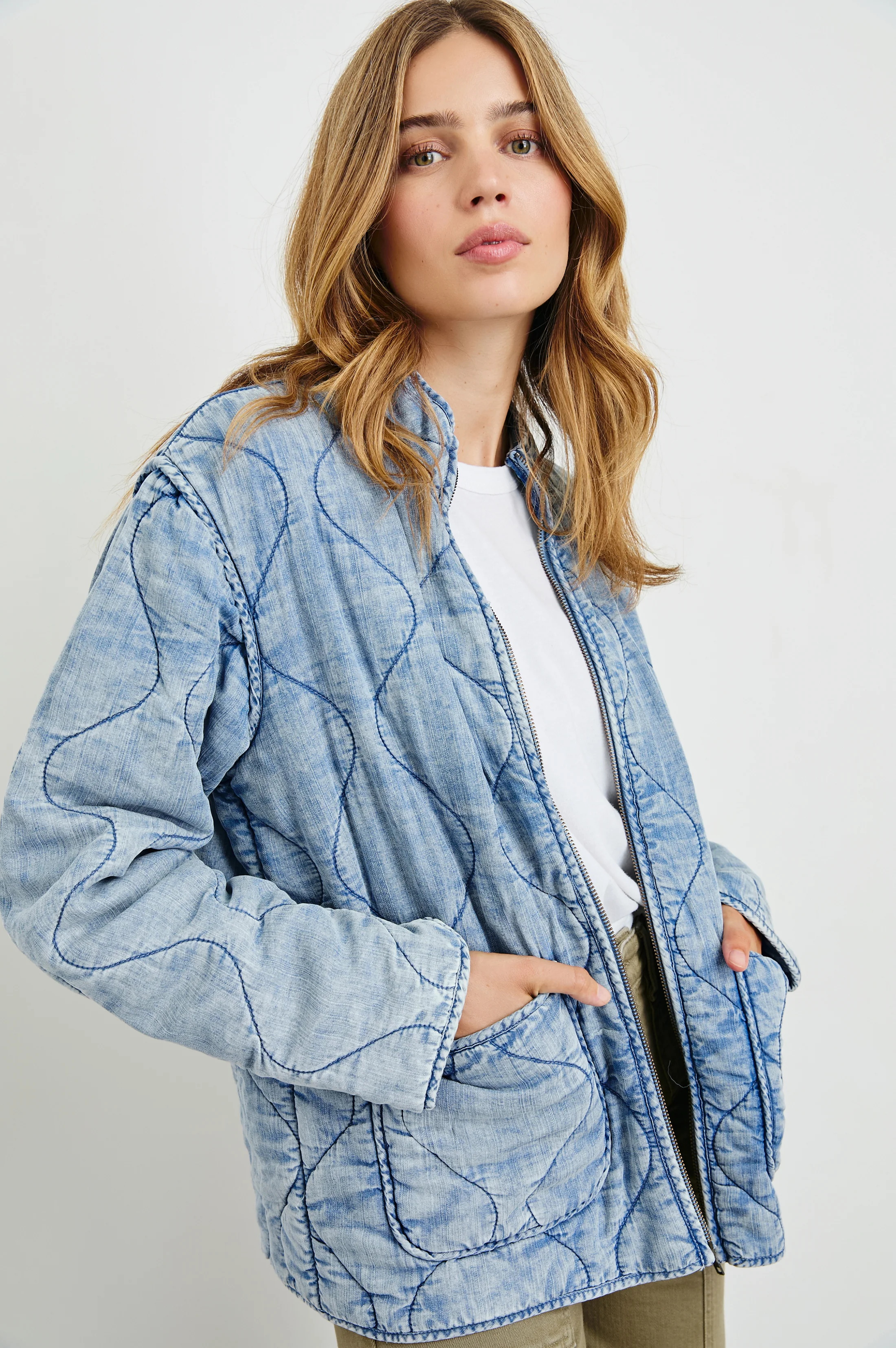 DENVER JACKET - MED VINTAGE 
CLOUD WASH - Image 4