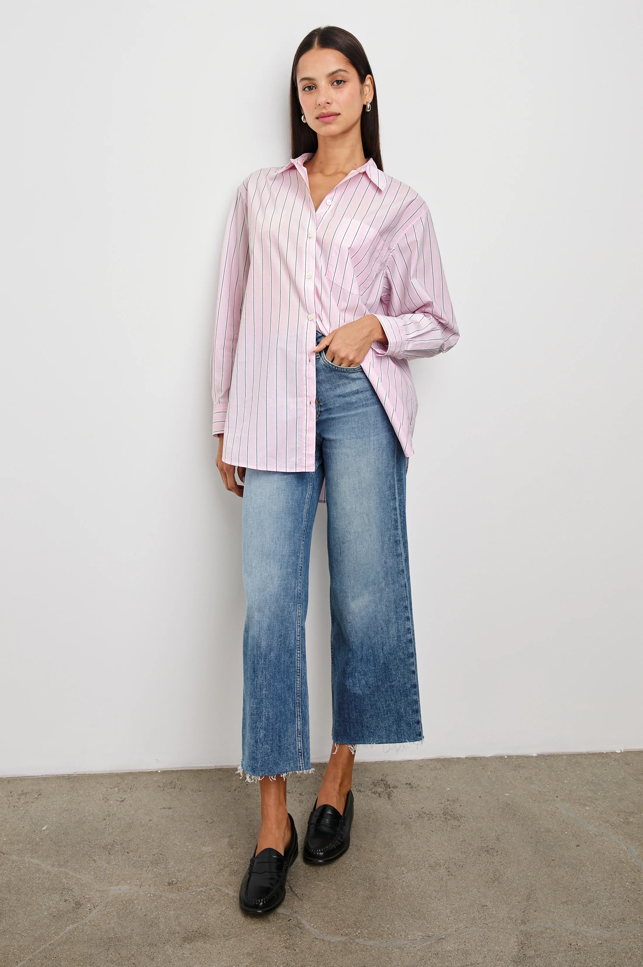 ELSA SHIRT - CHERRY BLOSSOM STRIPE - Image 3