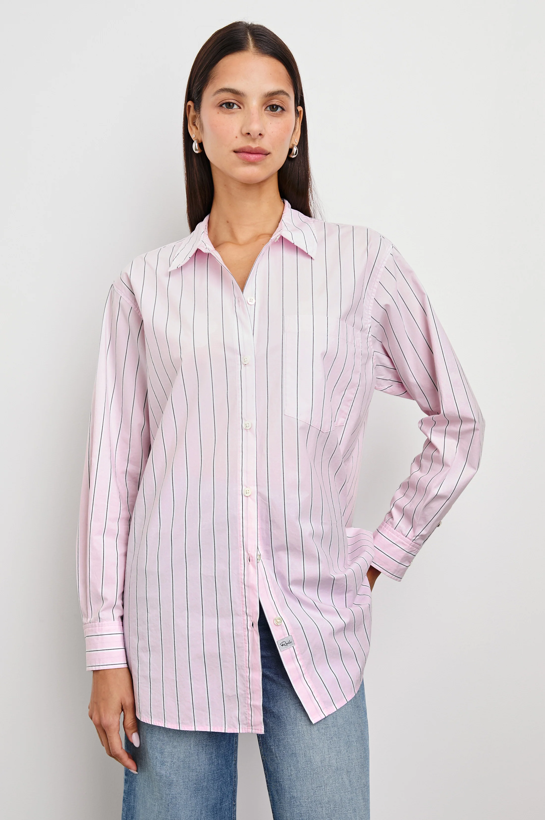 ELSA SHIRT - CHERRY BLOSSOM STRIPE - Image 4