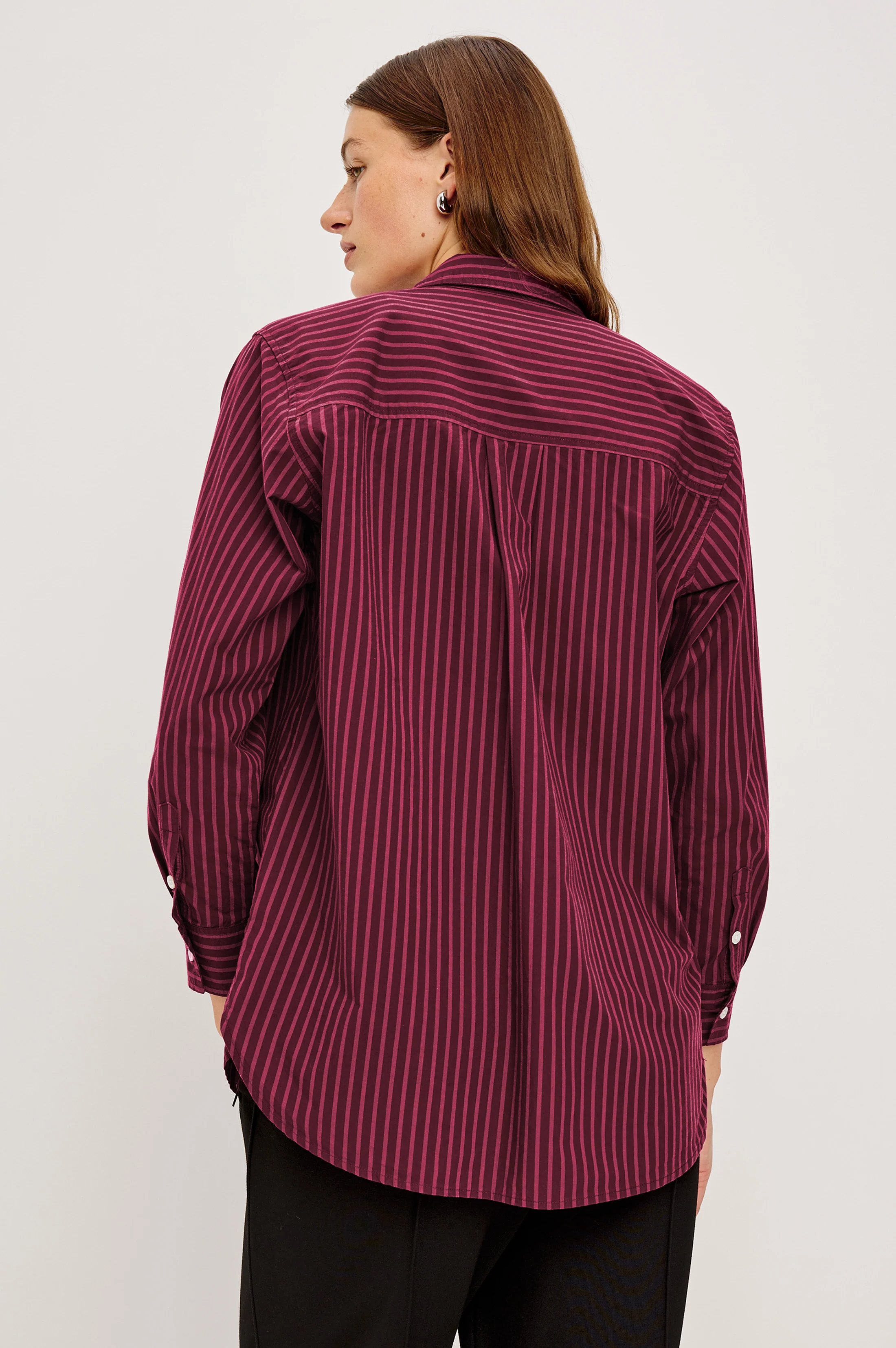 ELSA SHIRT - MULBERRY STRIPE - Image 5