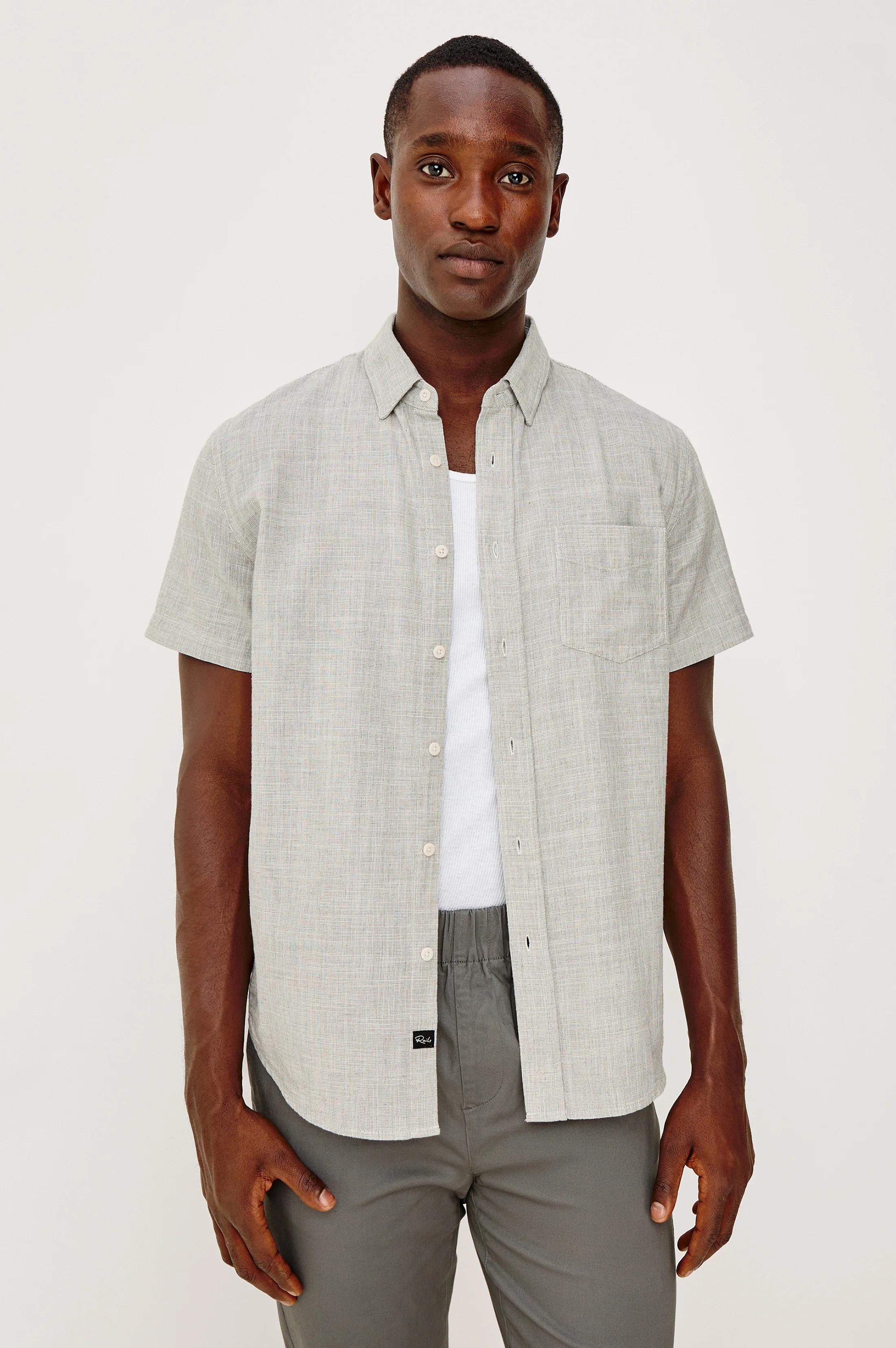 FAIRFAX SHIRT - PLATINUM ETCH