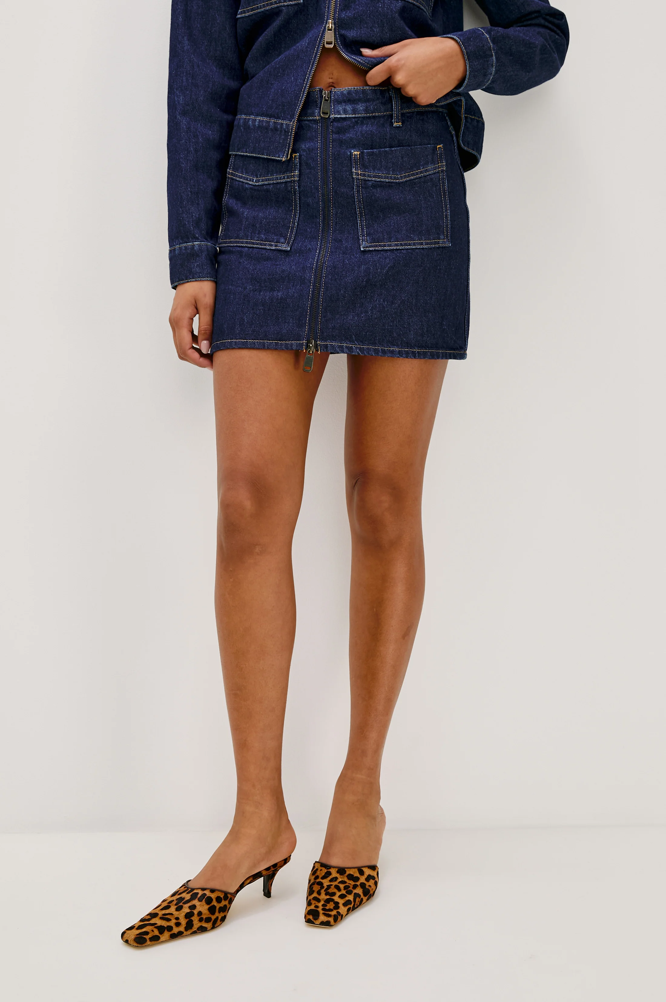 FALLBROOK SKIRT - DEEP INDIGO - Image 3