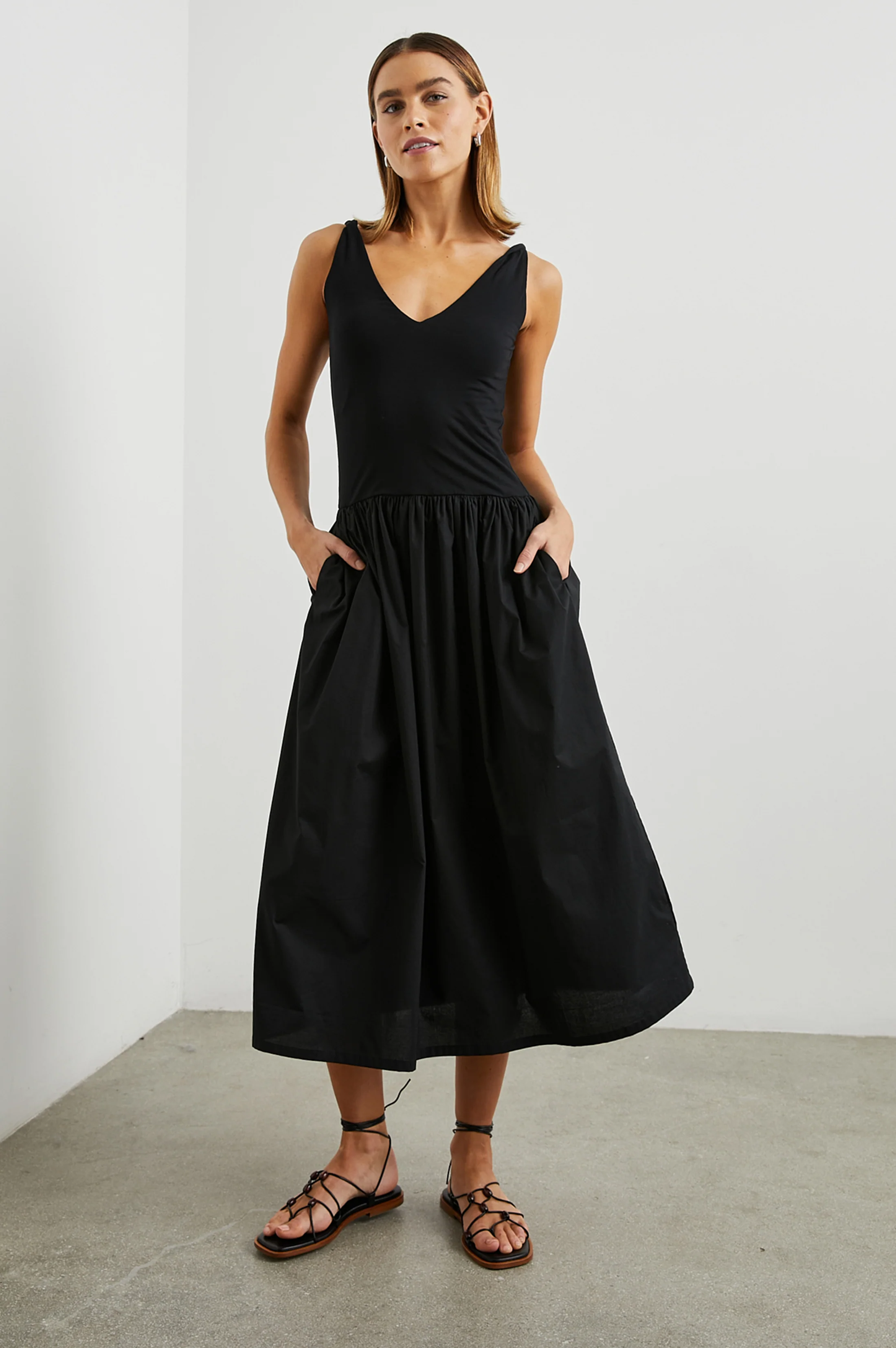 FRANCA DRESS - BLACK - Image 3