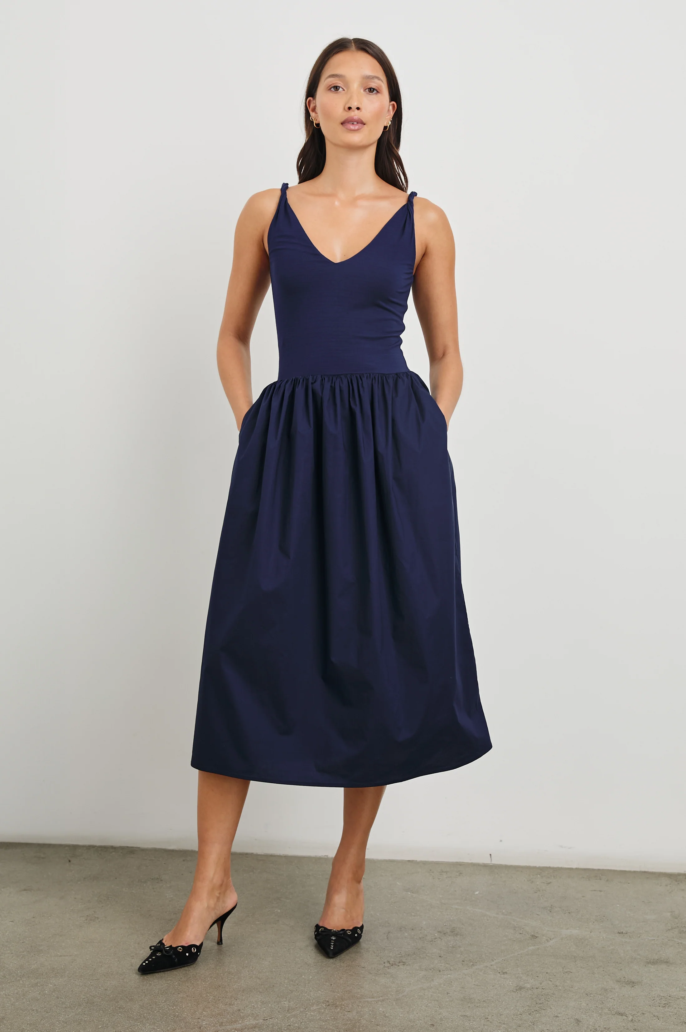 FRANCA DRESS - NAVY - Image 3