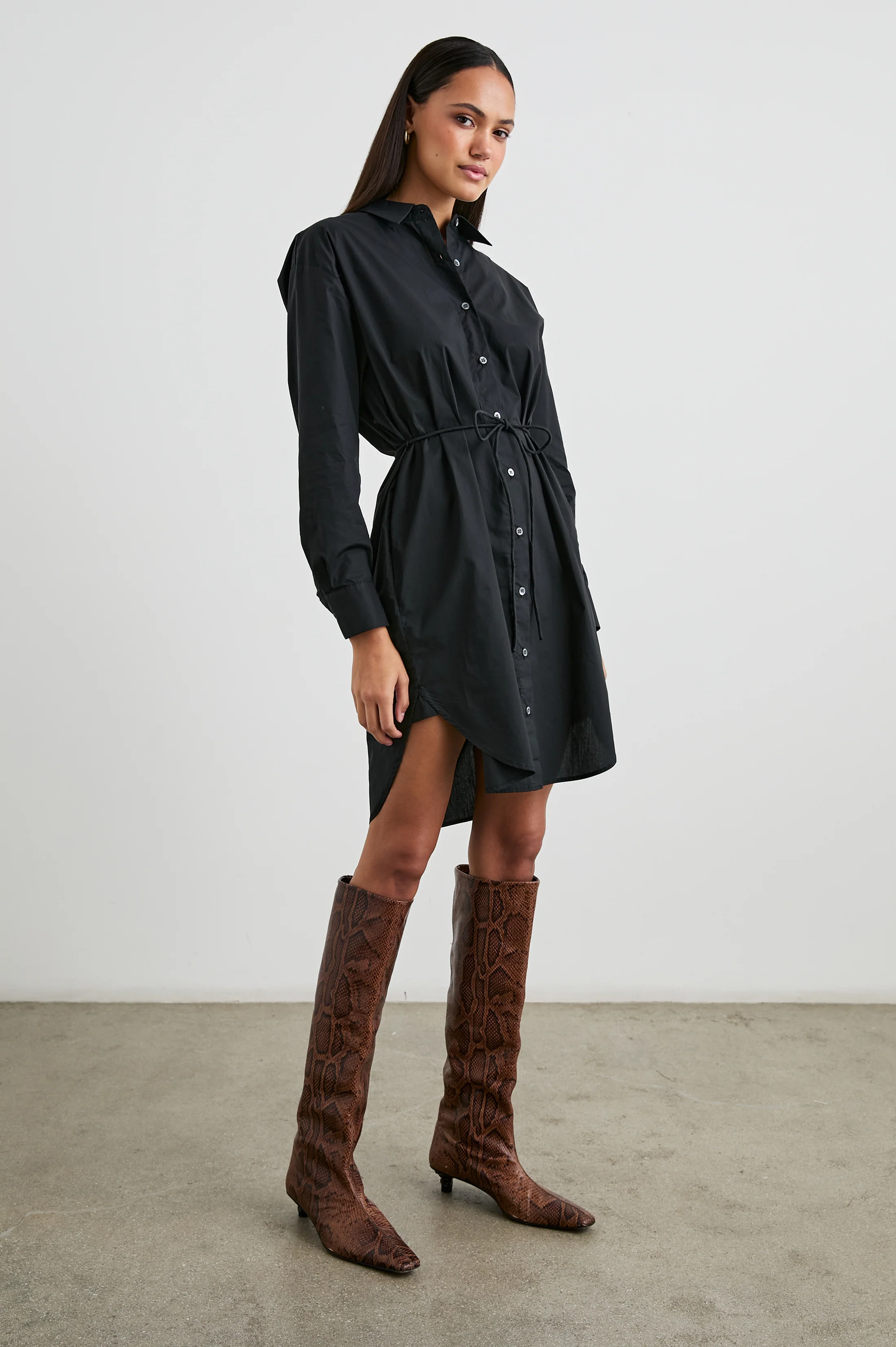 HARMONY DRESS - BLACK - Image 4