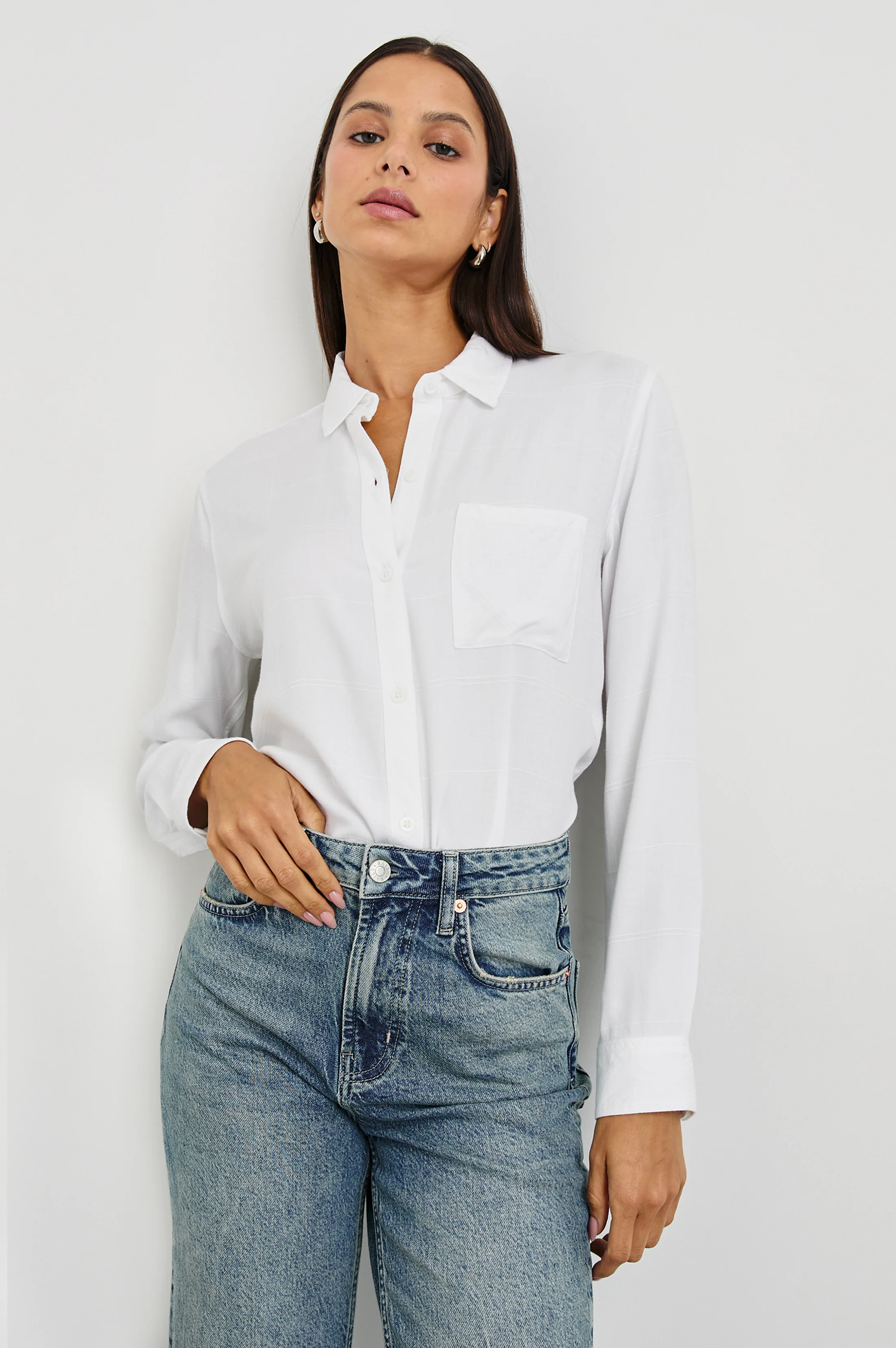 HUNTER SHIRT - IVORY CHECK - Image 3