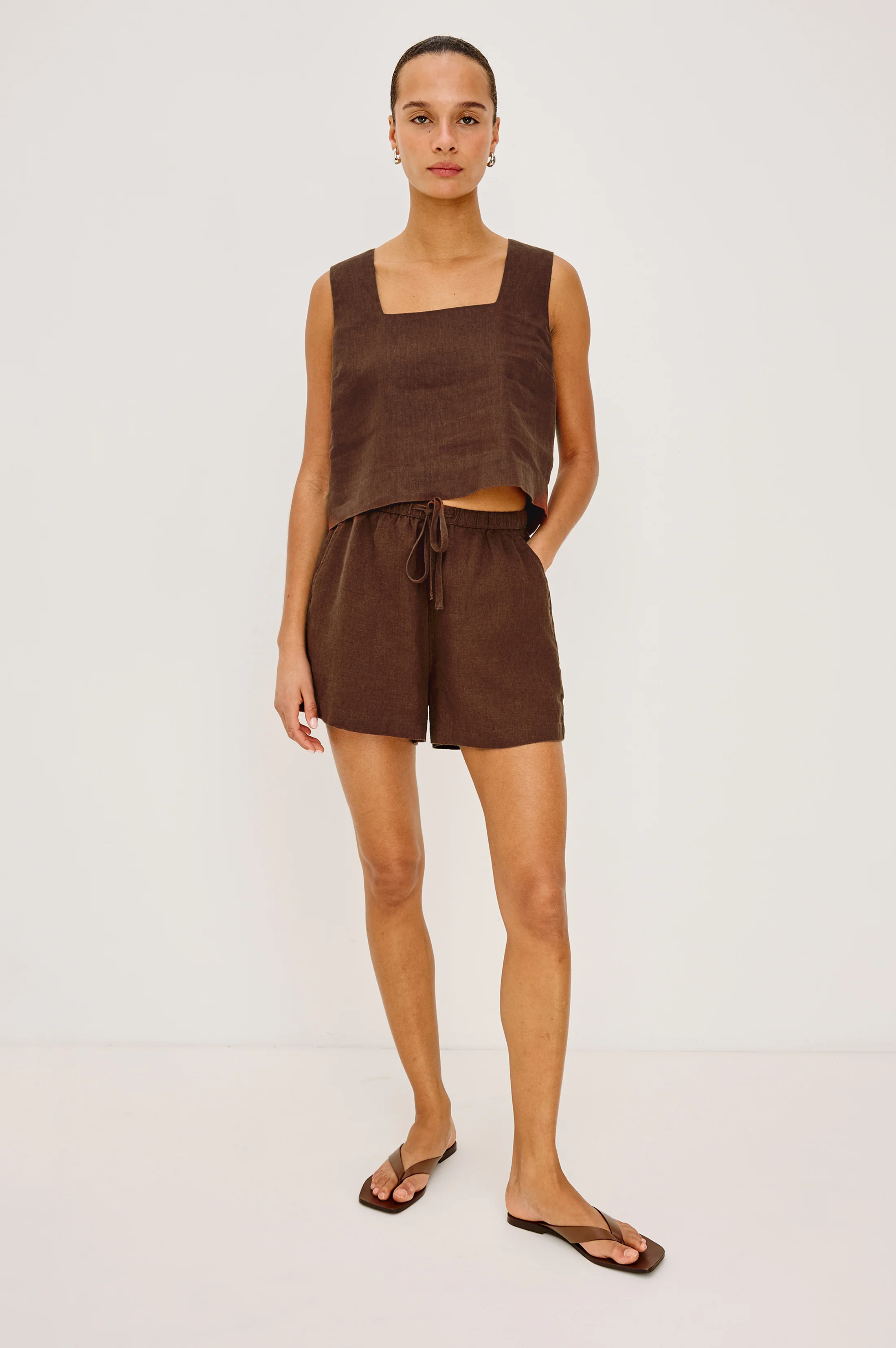 JENNER SHORT - ESPRESSO - Image 3