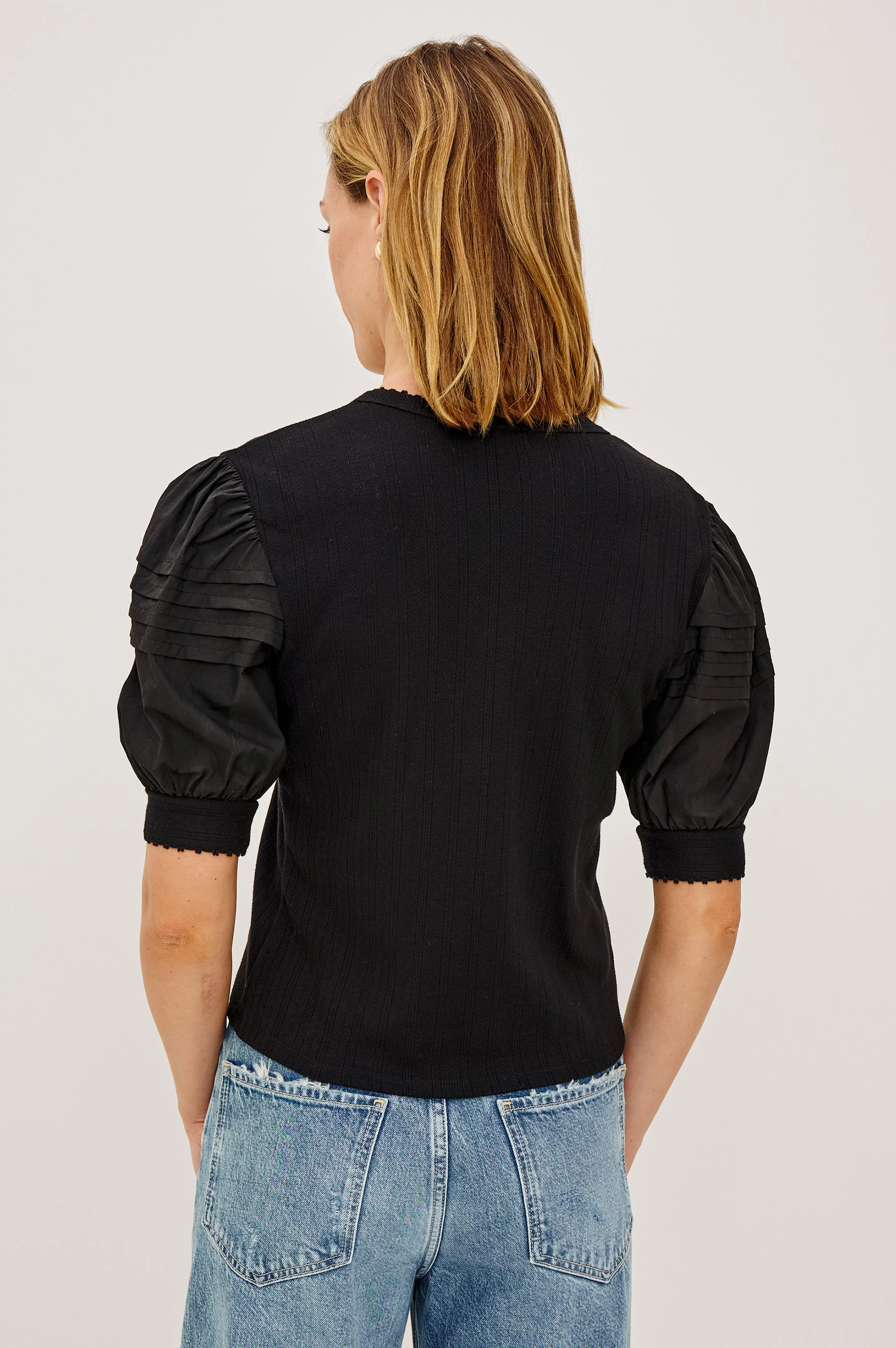 JESSIE SHIRT - BLACK - Image 5
