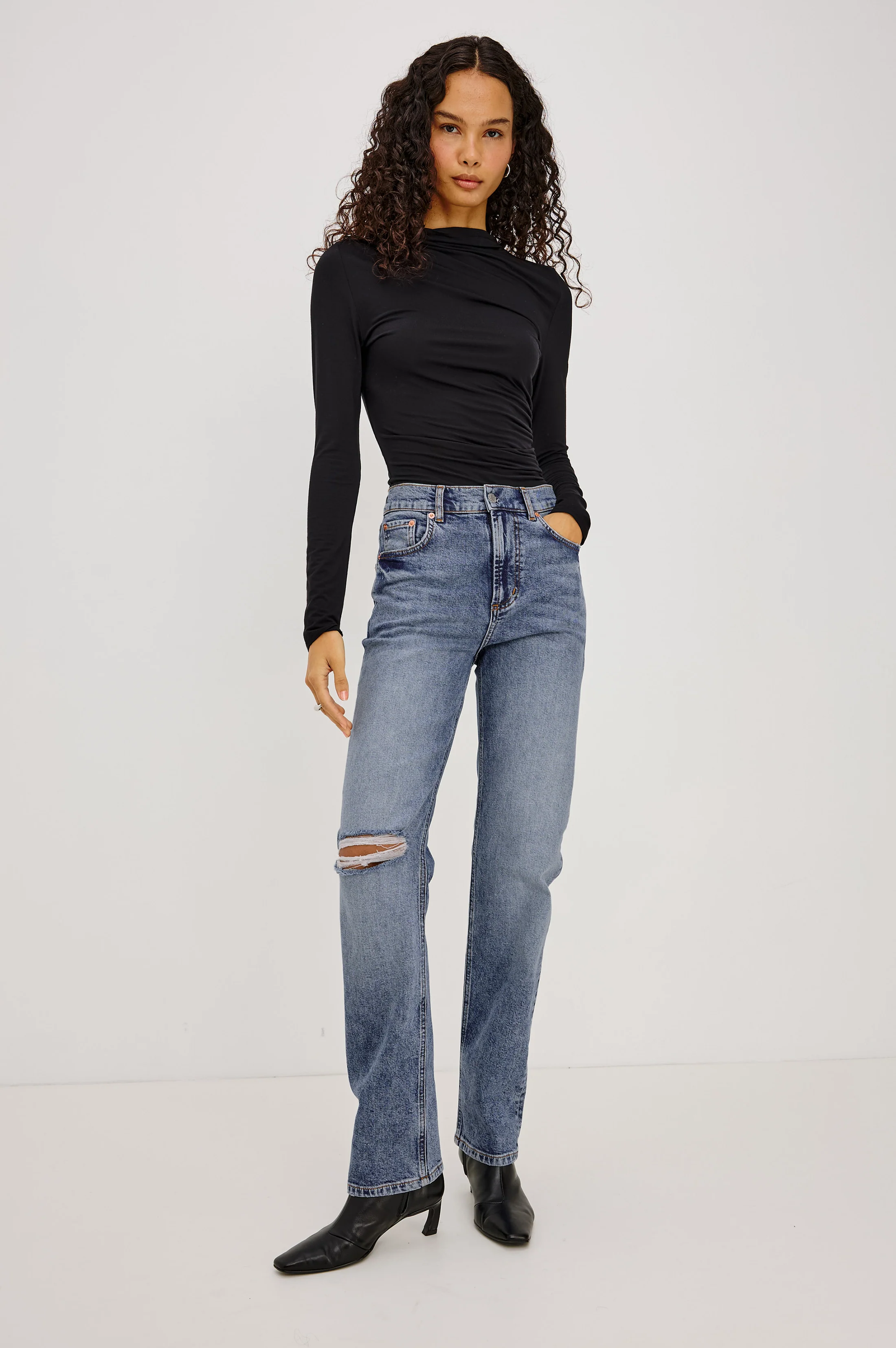 JOELLE TOP - BLACK ONYX - Image 3