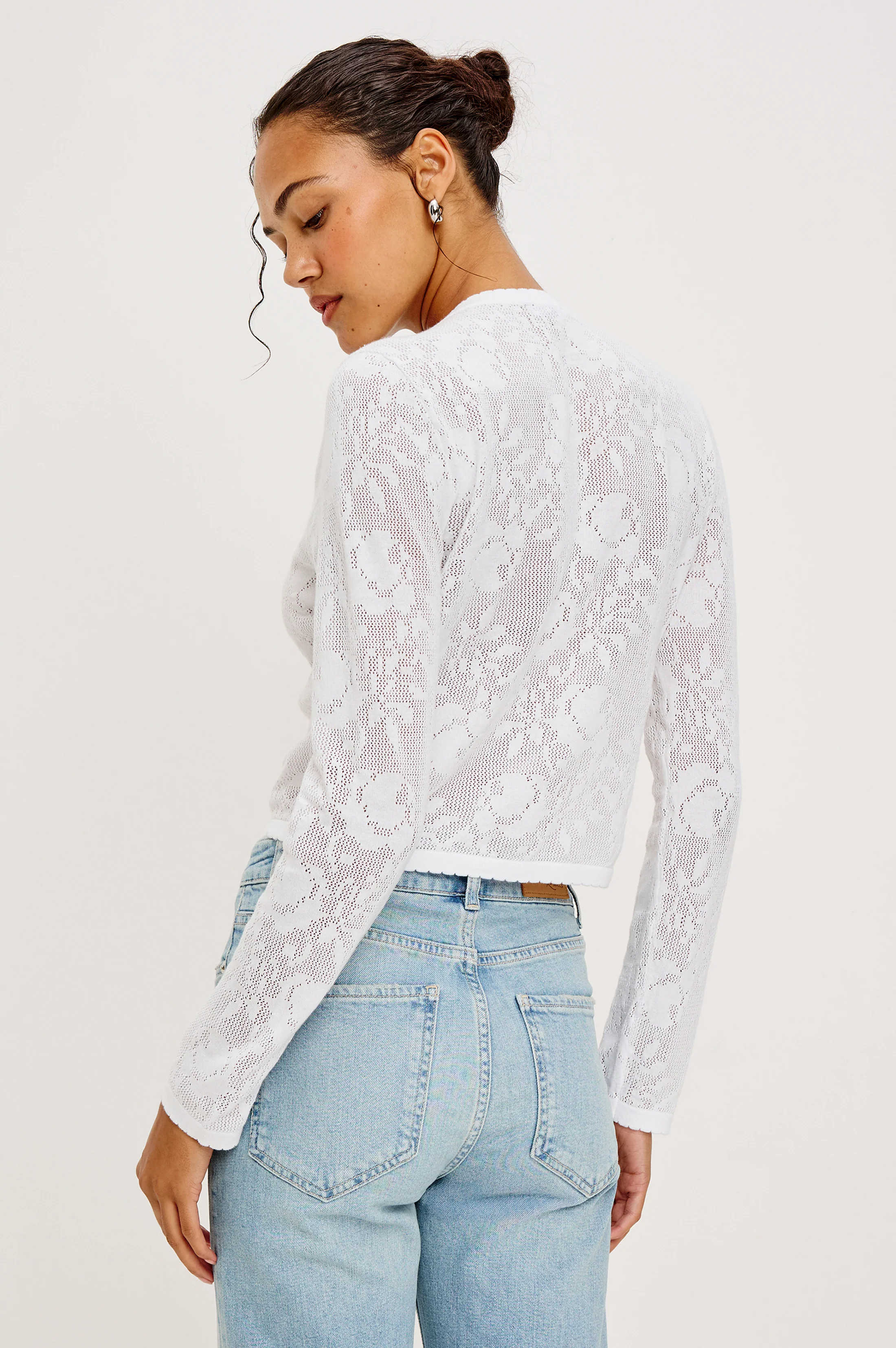 JULY CARDIGAN - WHITE - Image 5