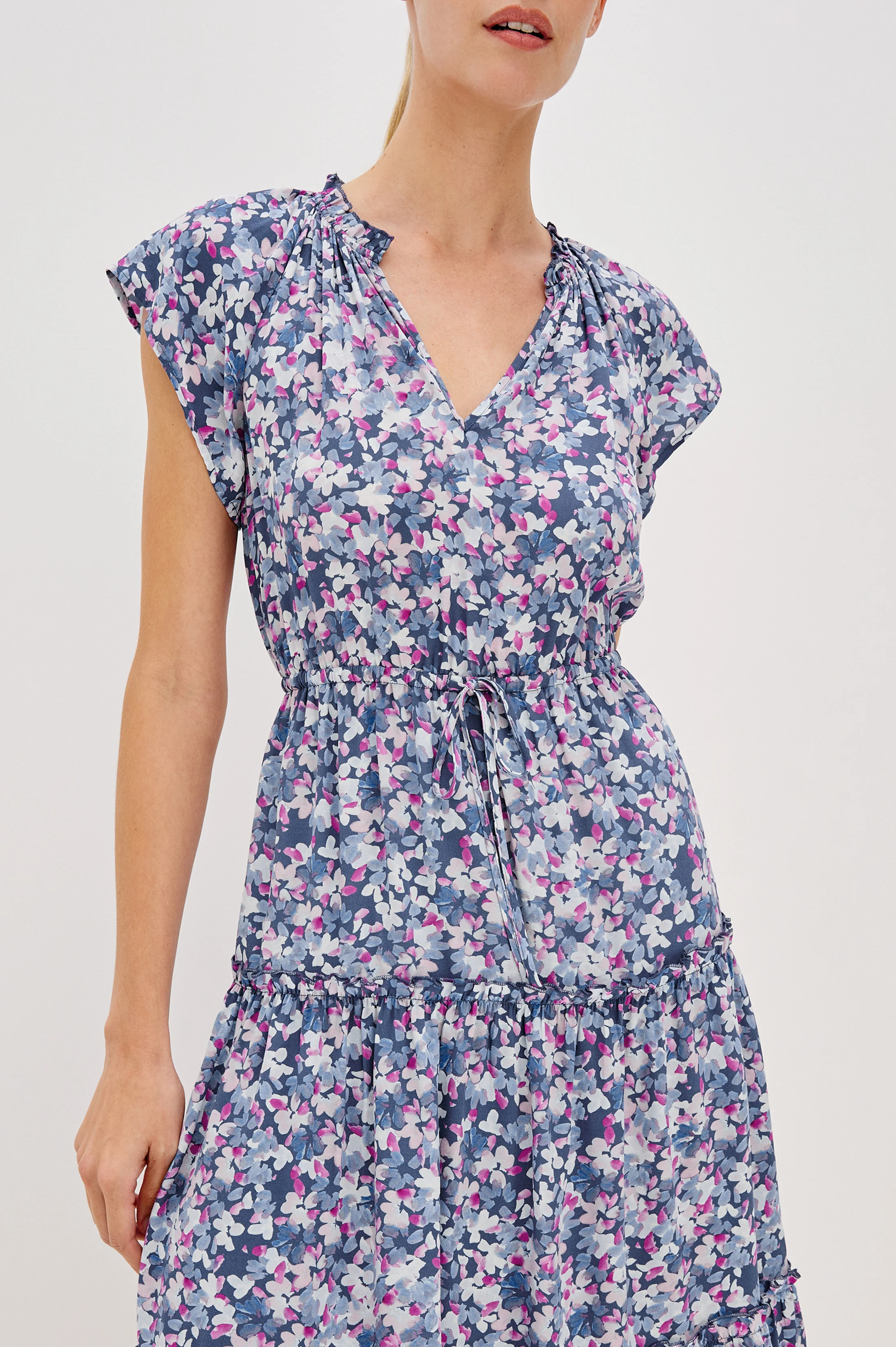JUNI DRESS - BLUE BLOSSOM - Image 3