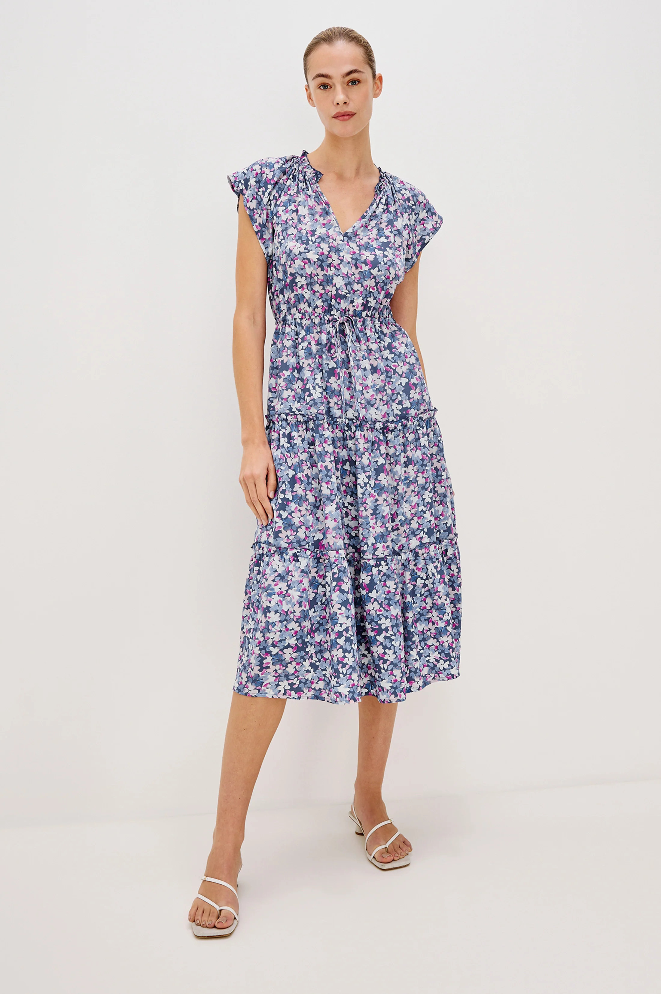 JUNI DRESS - BLUE BLOSSOM - Image 4