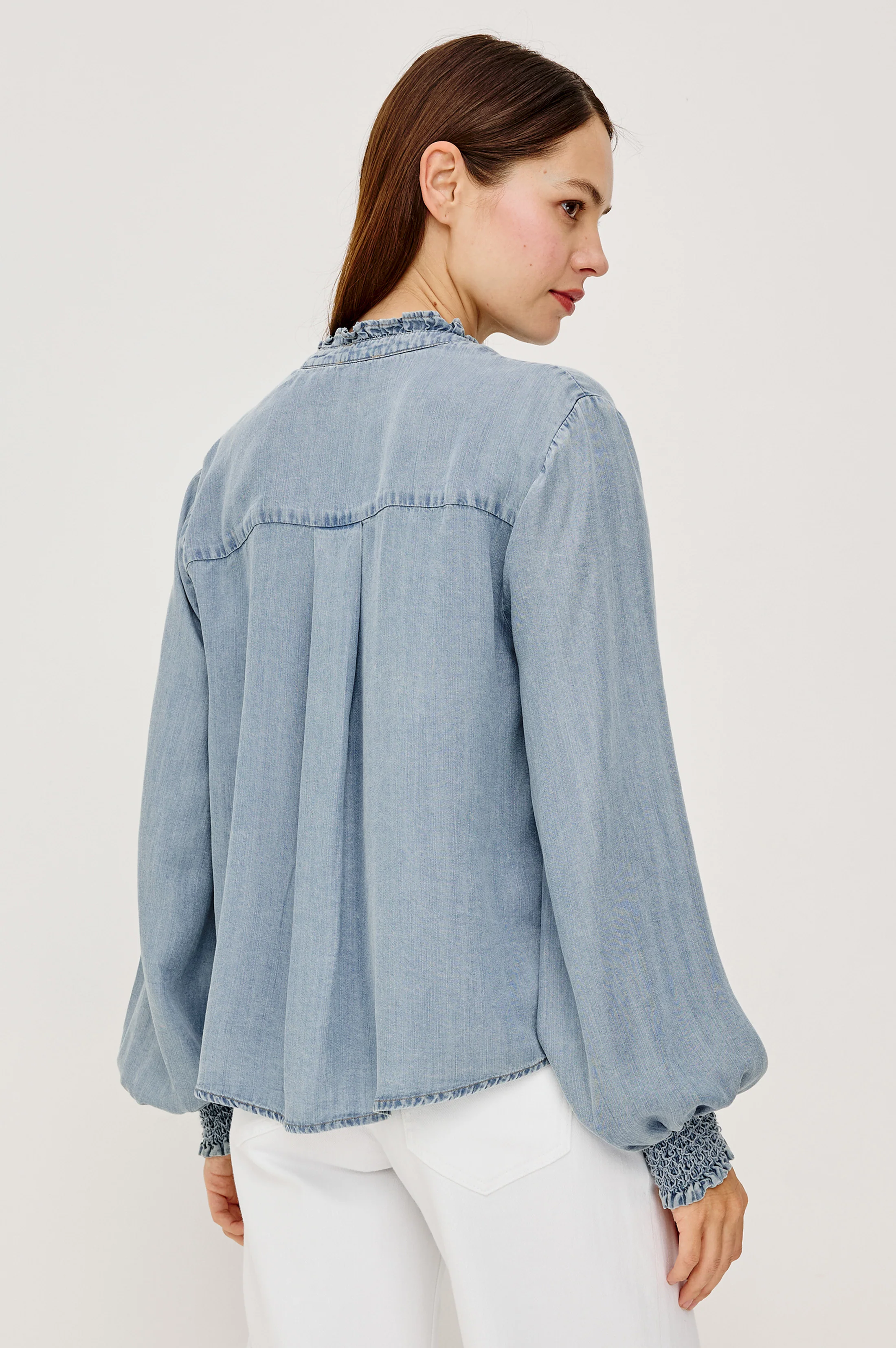 KIMMY TOP - WASHED BLUE - Image 5