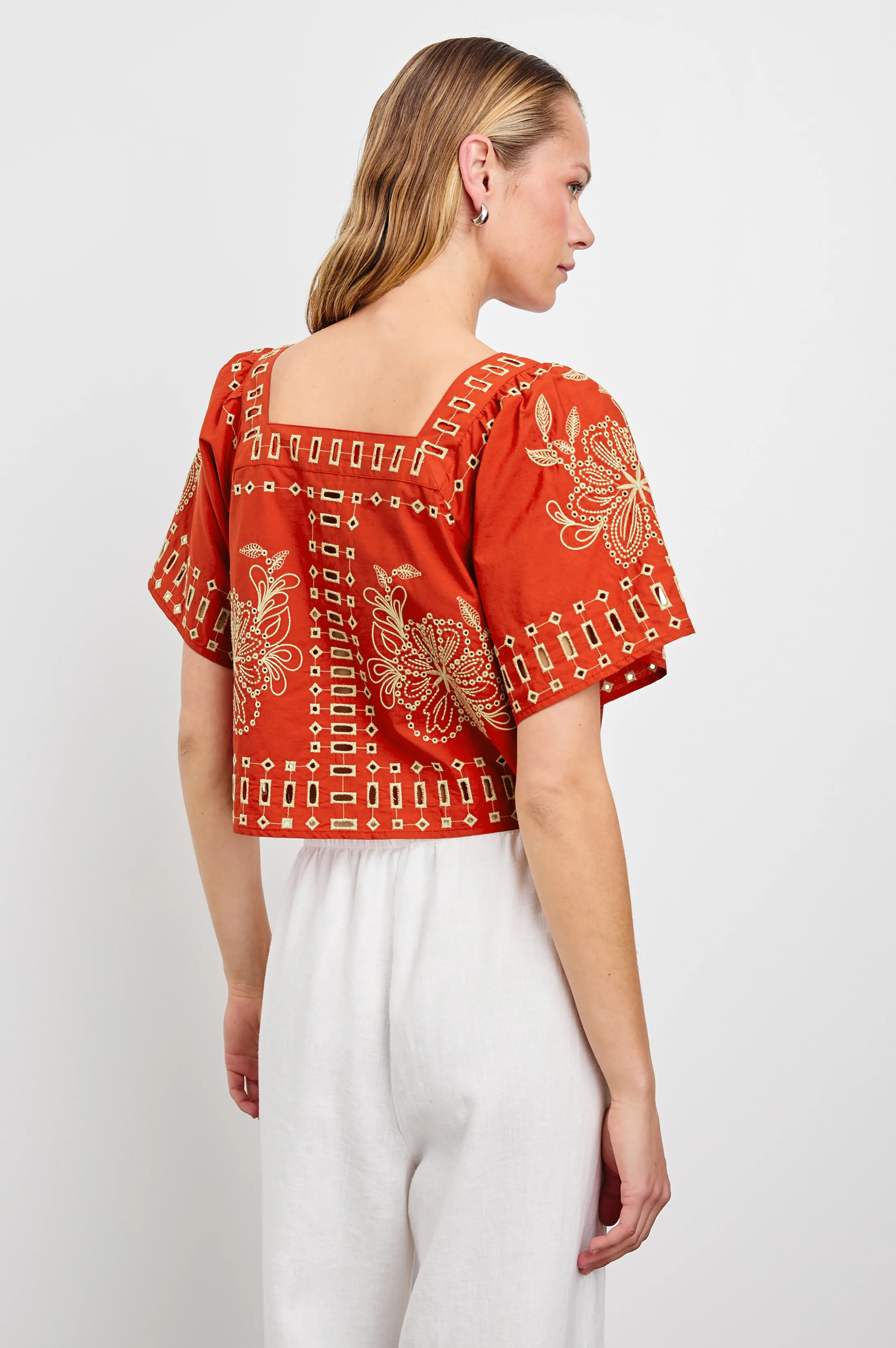 LAINE TOP - TERRACOTTA - Image 5