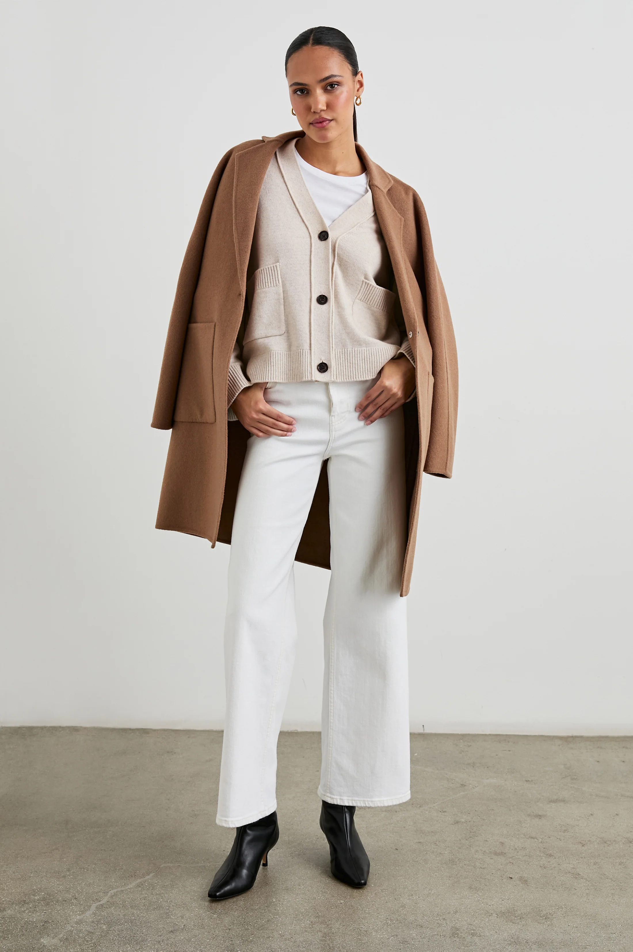 LINDI CARDIGAN - OATMEAL - Image 3