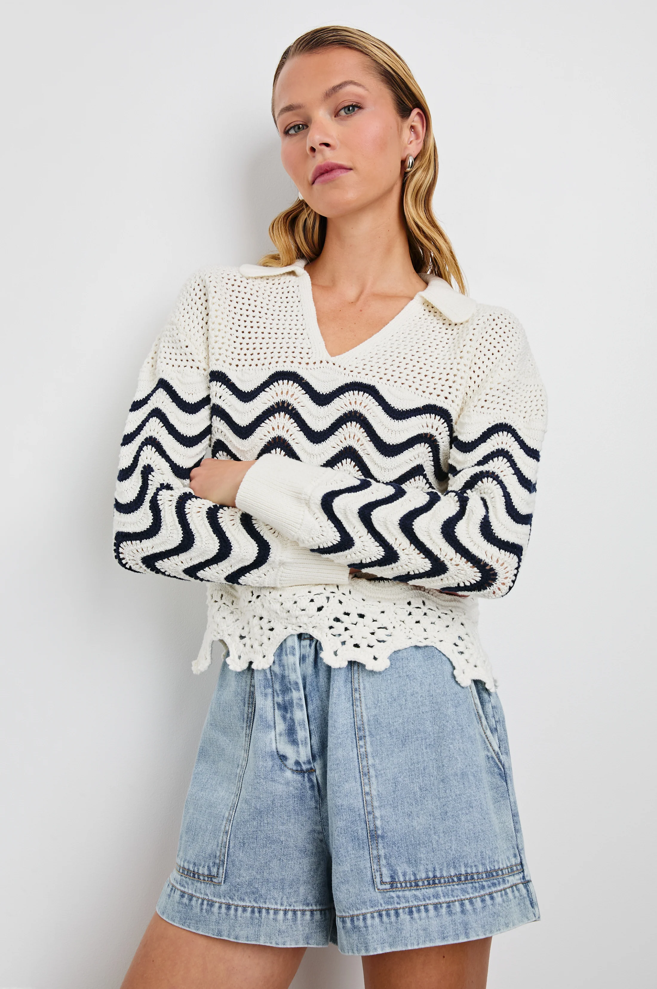 LOUISE SWEATER - WAVE STRIPE - Image 4