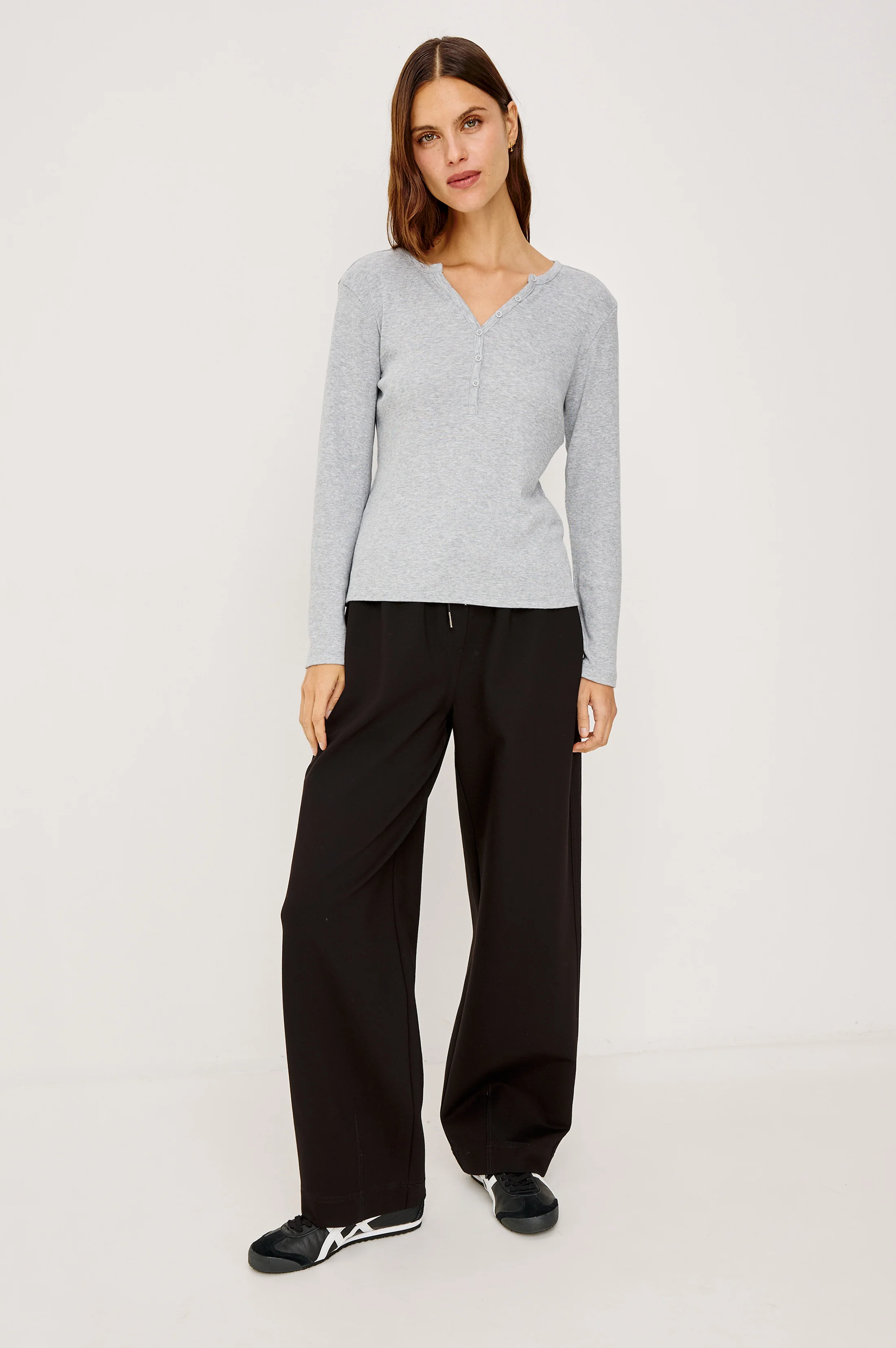 LOUNGE HENLEY - HEATHER GREY - Image 4
