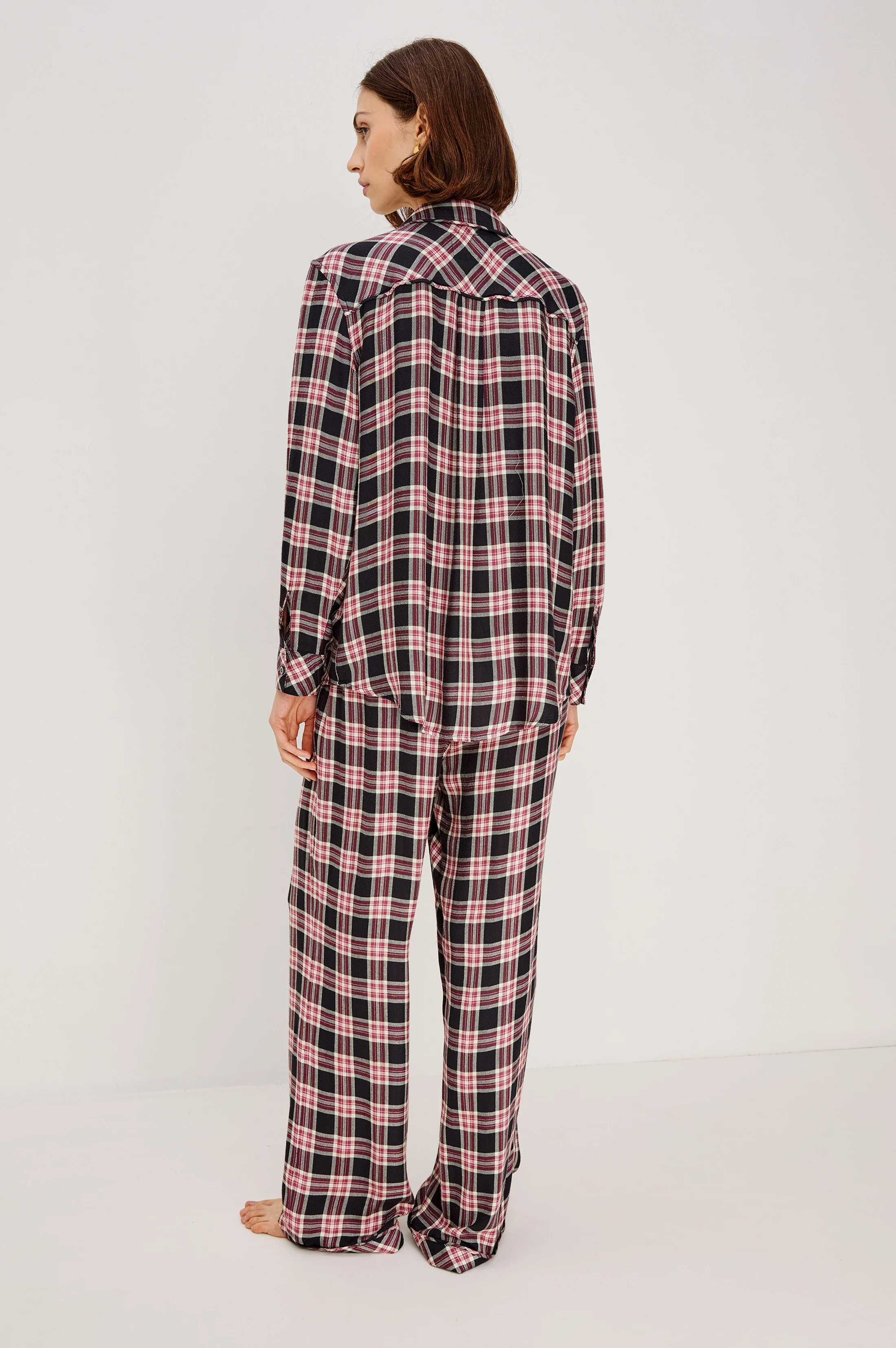 LUNA PAJAMA SET - ONYX PLUM - Image 5