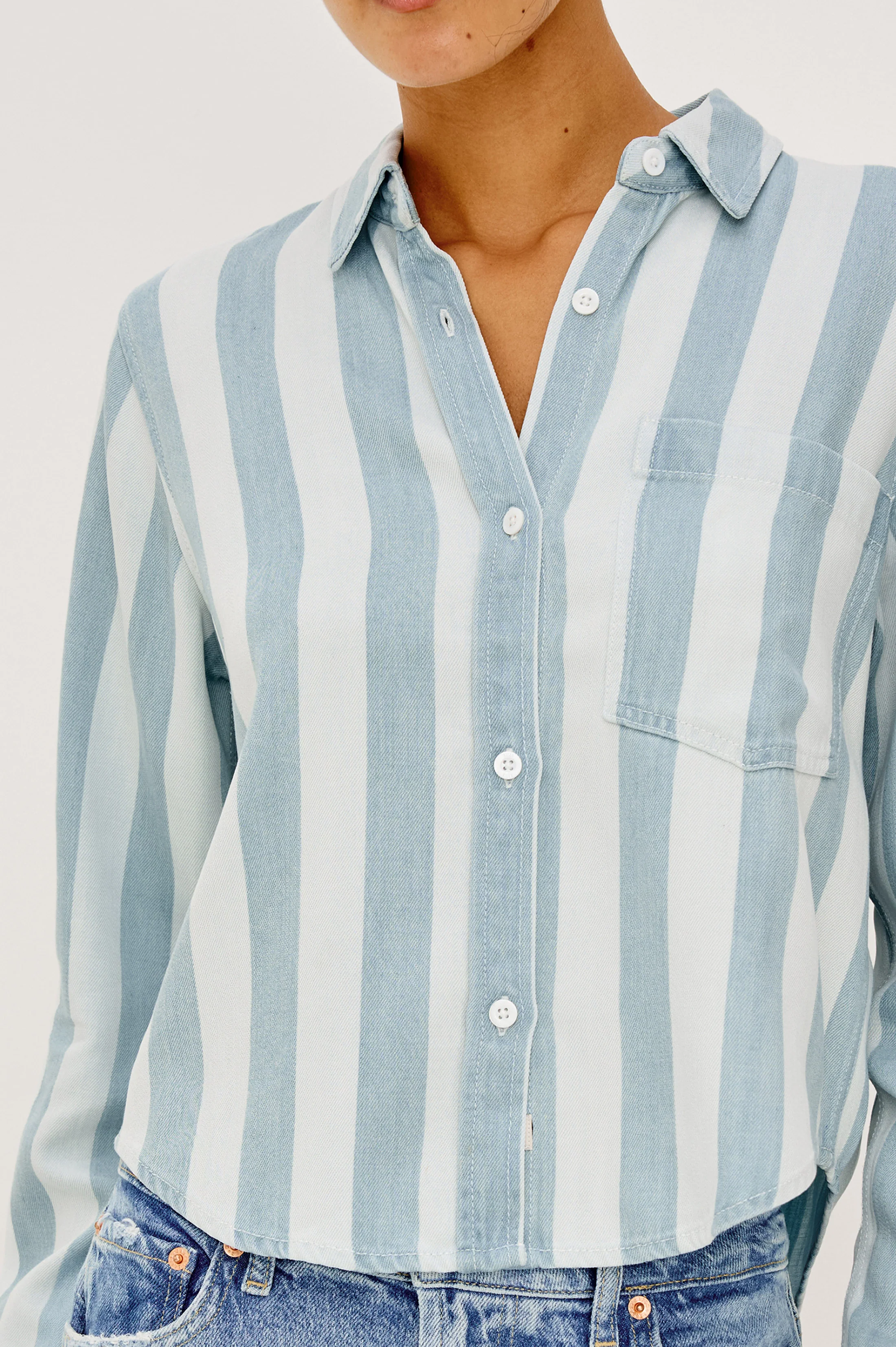 MALIN SHIRT - OCEAN STRIPE - Image 2