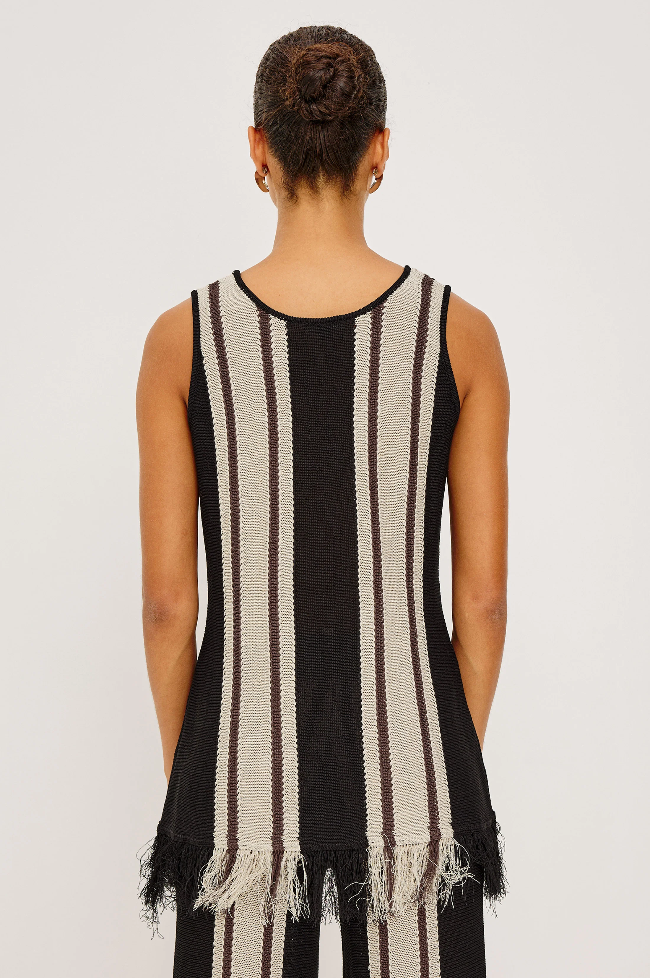 MARTINA TOP - ESPRESSO STRIPE - Image 4