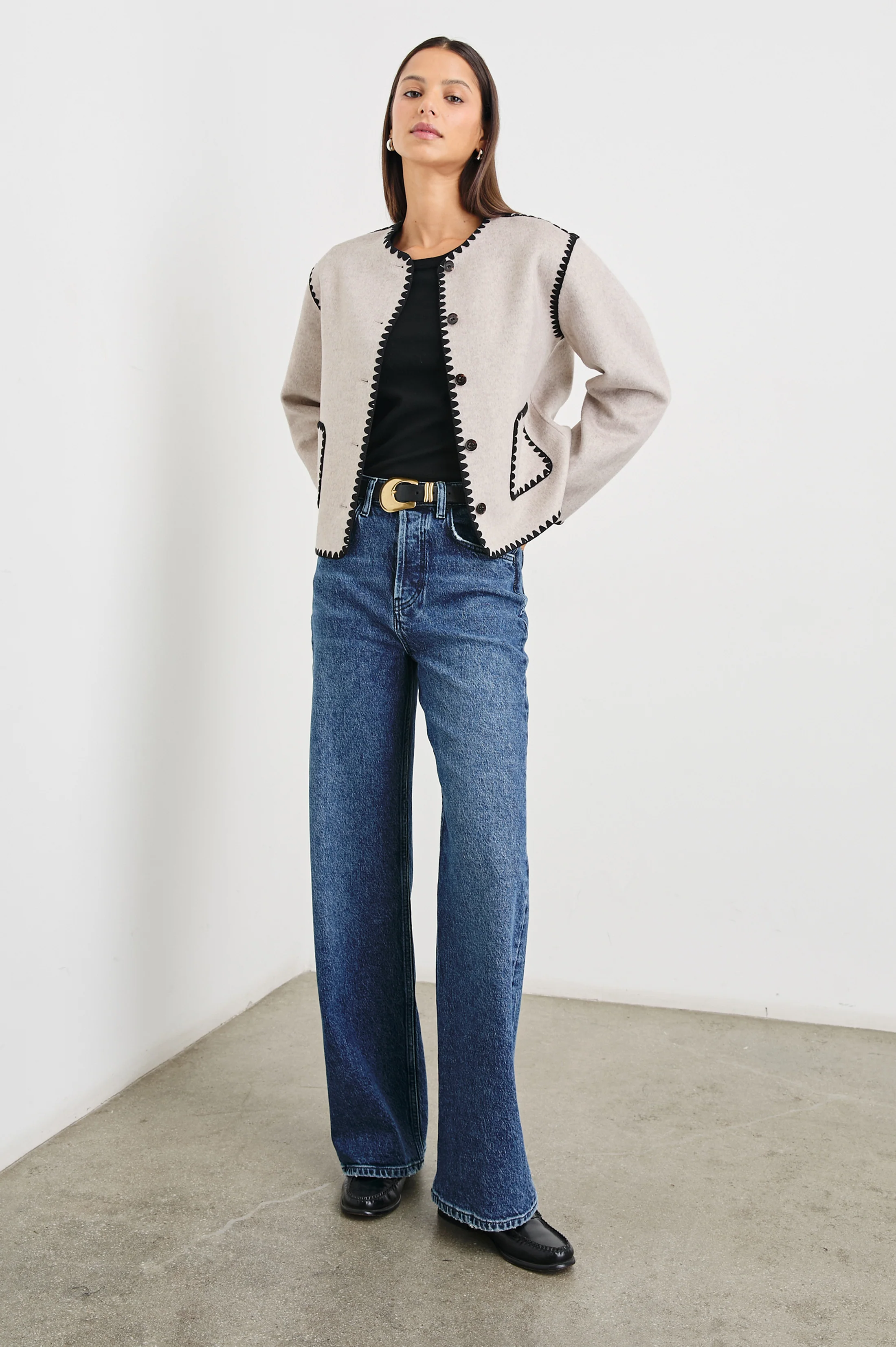 MELANIE JACKET - OATMEAL - Image 4