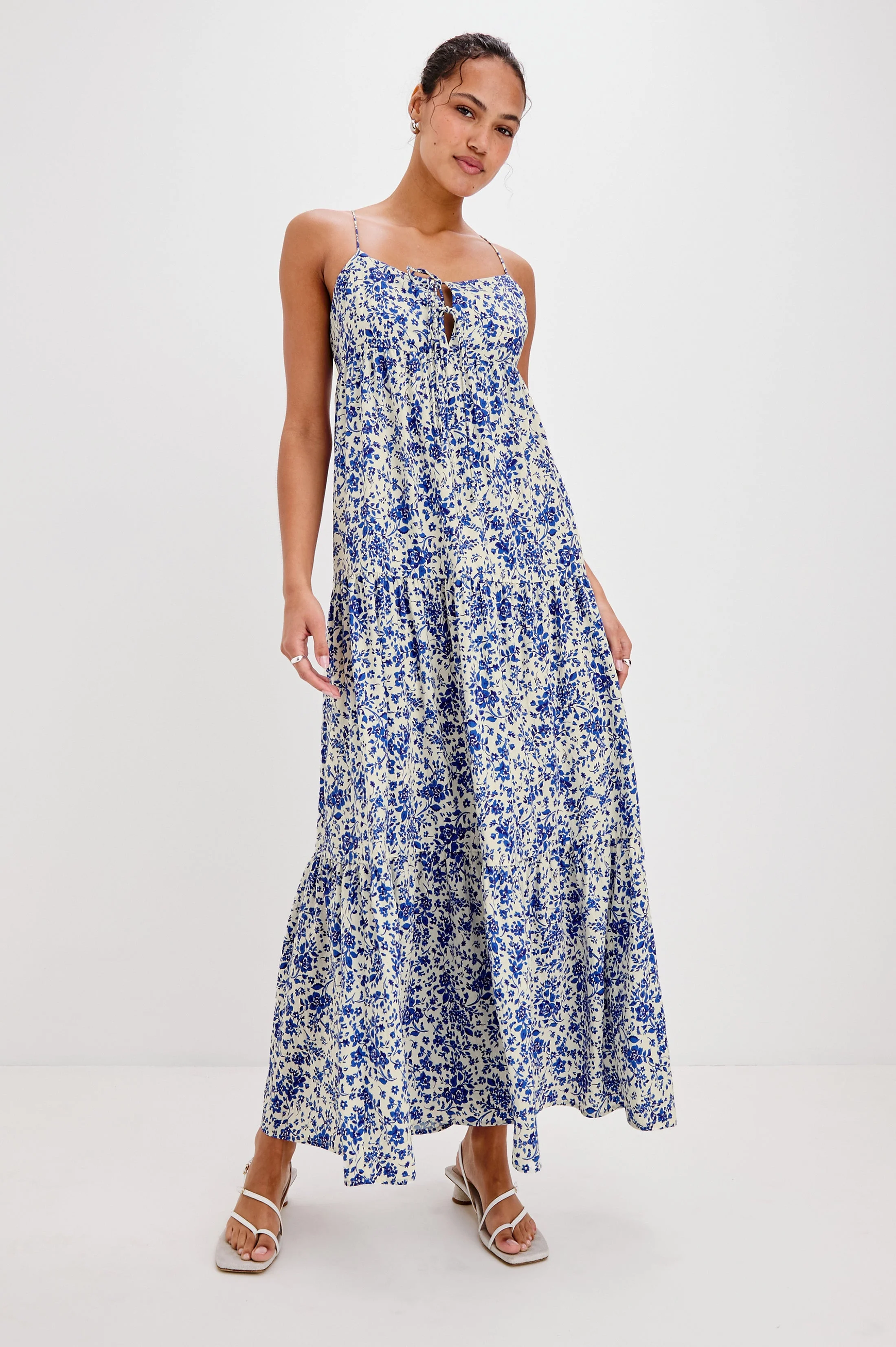 MICA DRESS - BLUE MARGUERITE - Image 5
