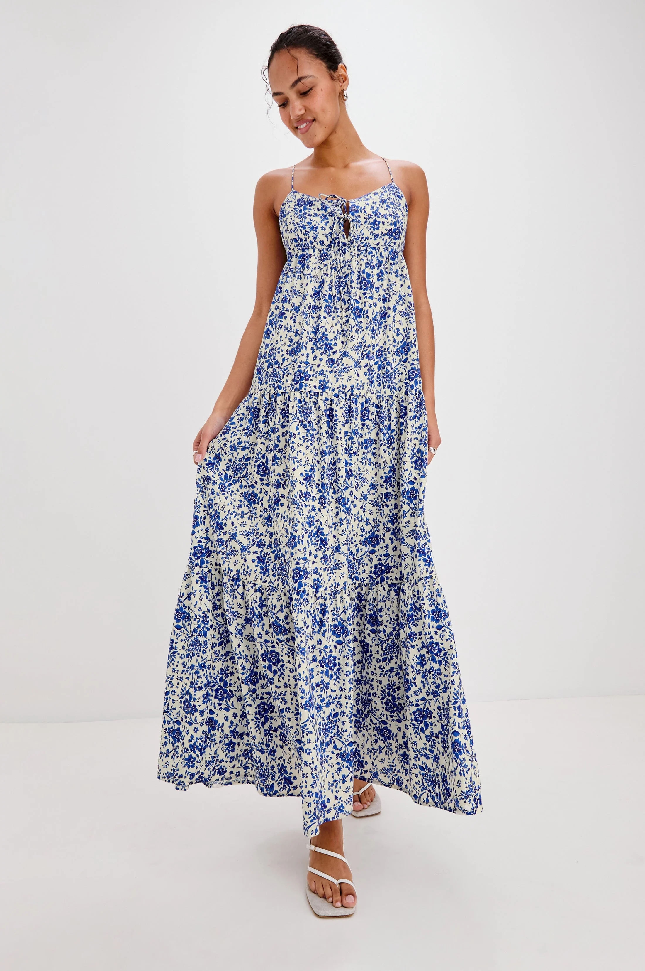 MICA DRESS - BLUE MARGUERITE - Image 7