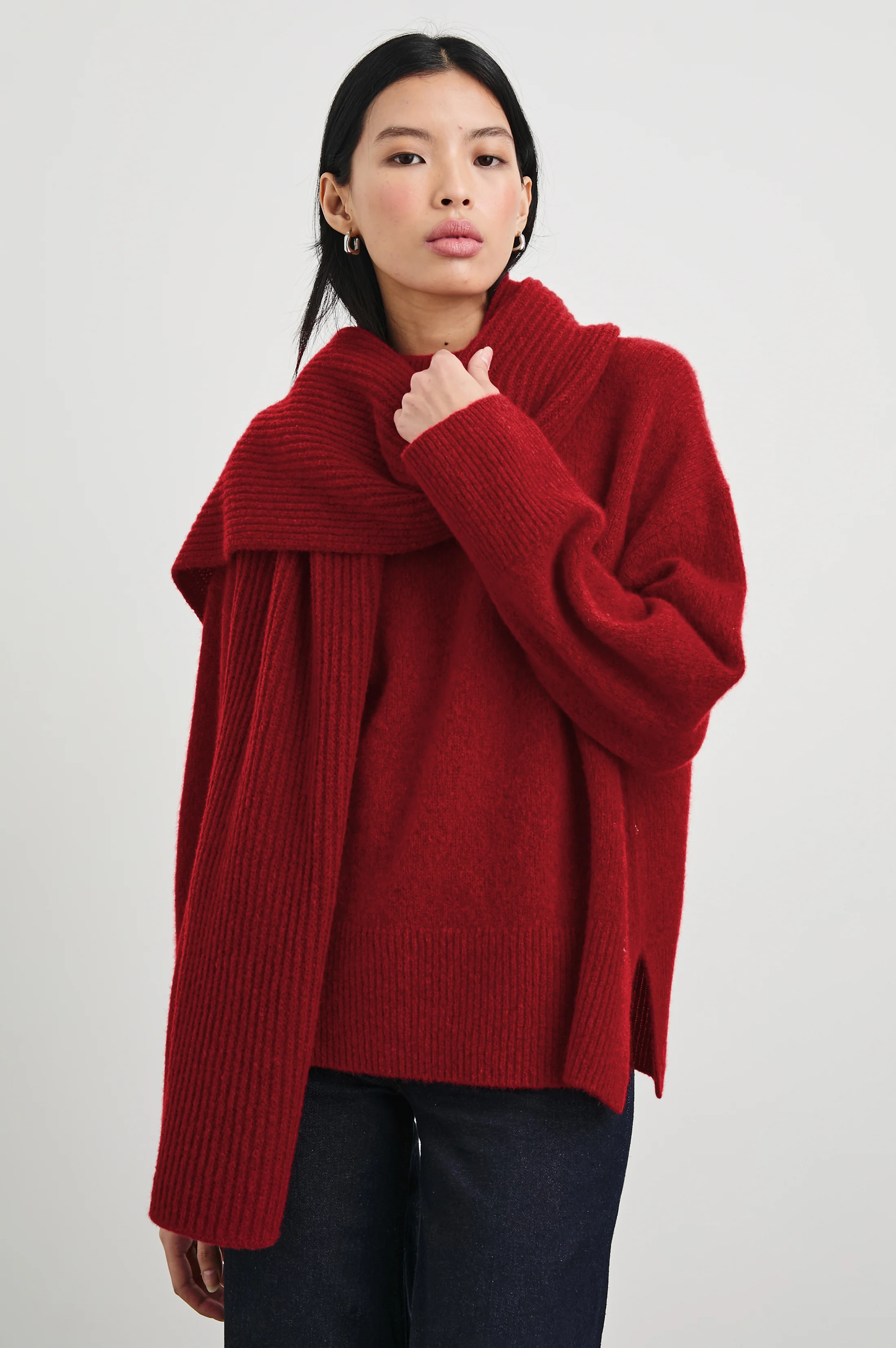 MIRANDA SWEATER - MERLOT - Image 3