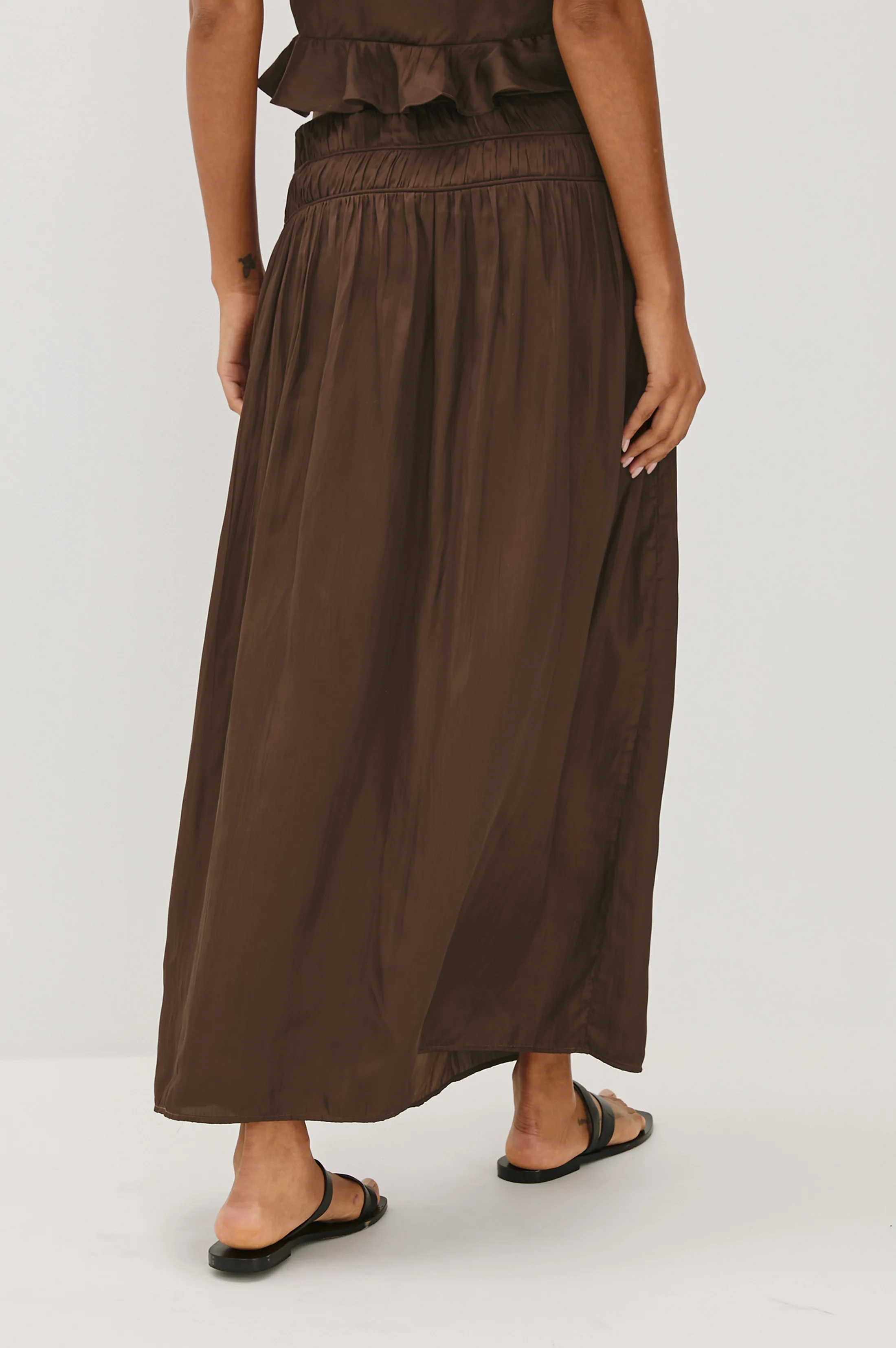NARA SKIRT - ESPRESSO - Image 5