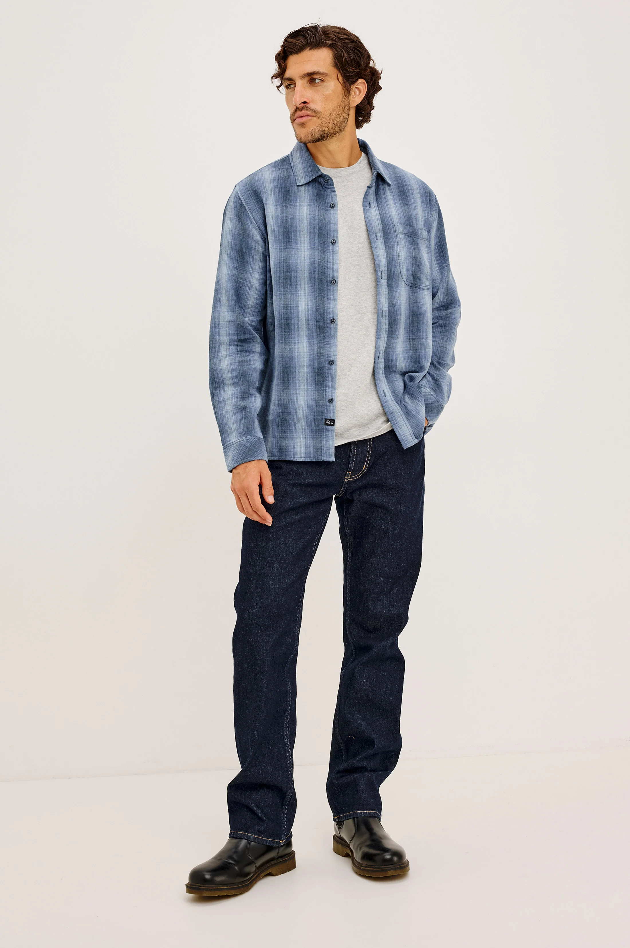 OWENS SHIRT - BLUE MIST SHADOW - Image 4