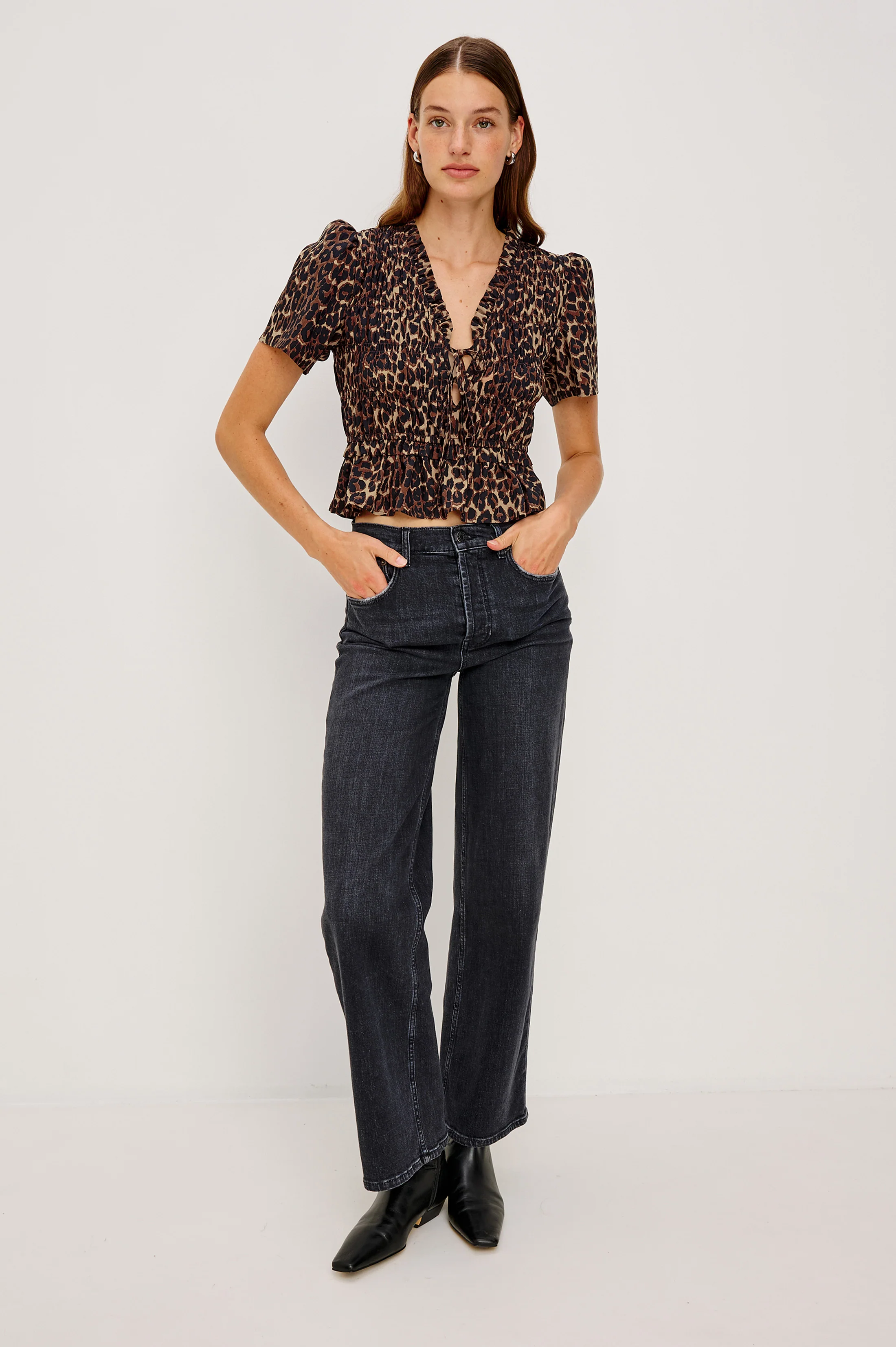 PORTIA TOP - BROWN NALA - Image 4